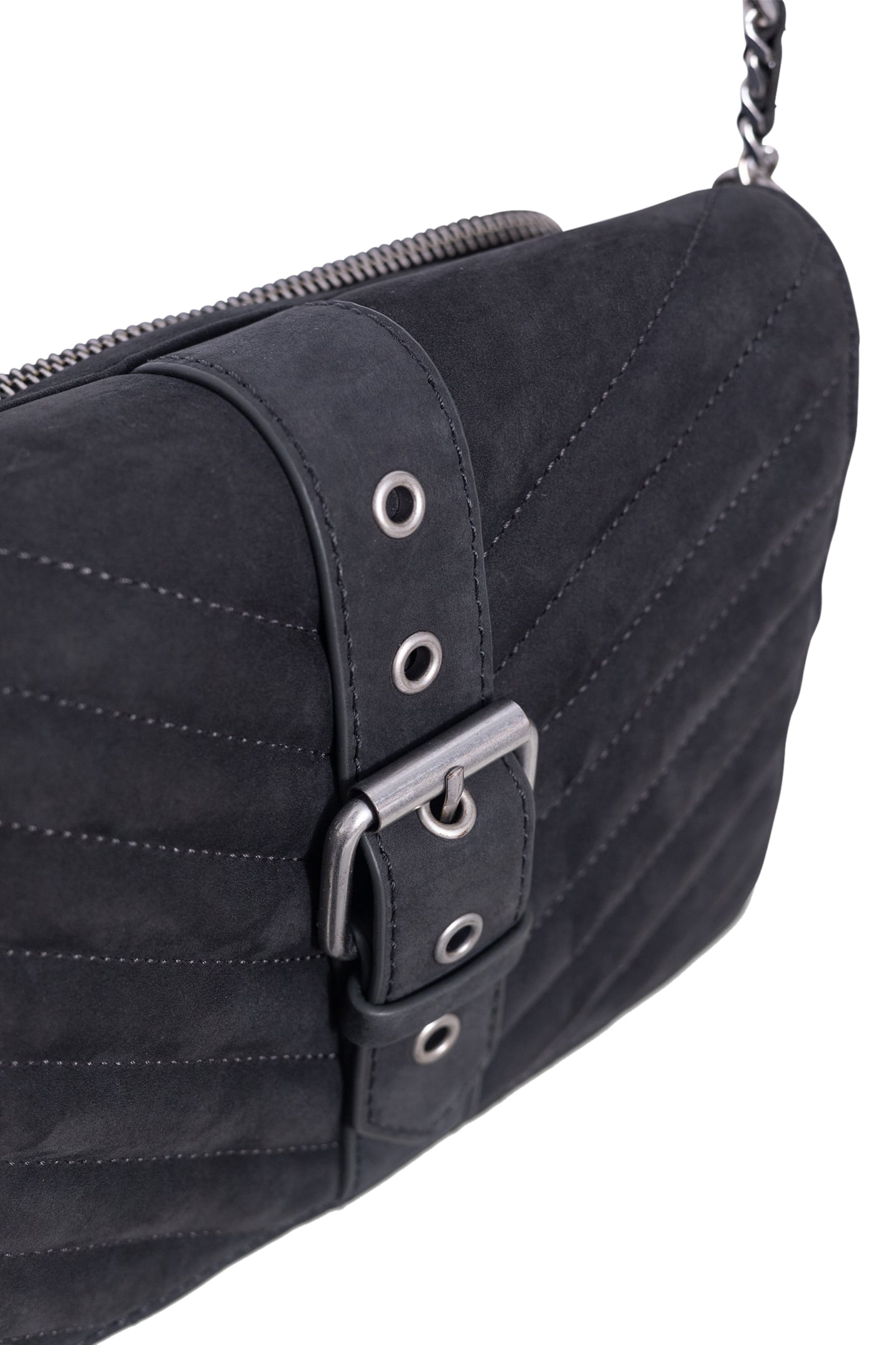 1440 STEWARD BAG GREY NUBUCK LEATHER 5