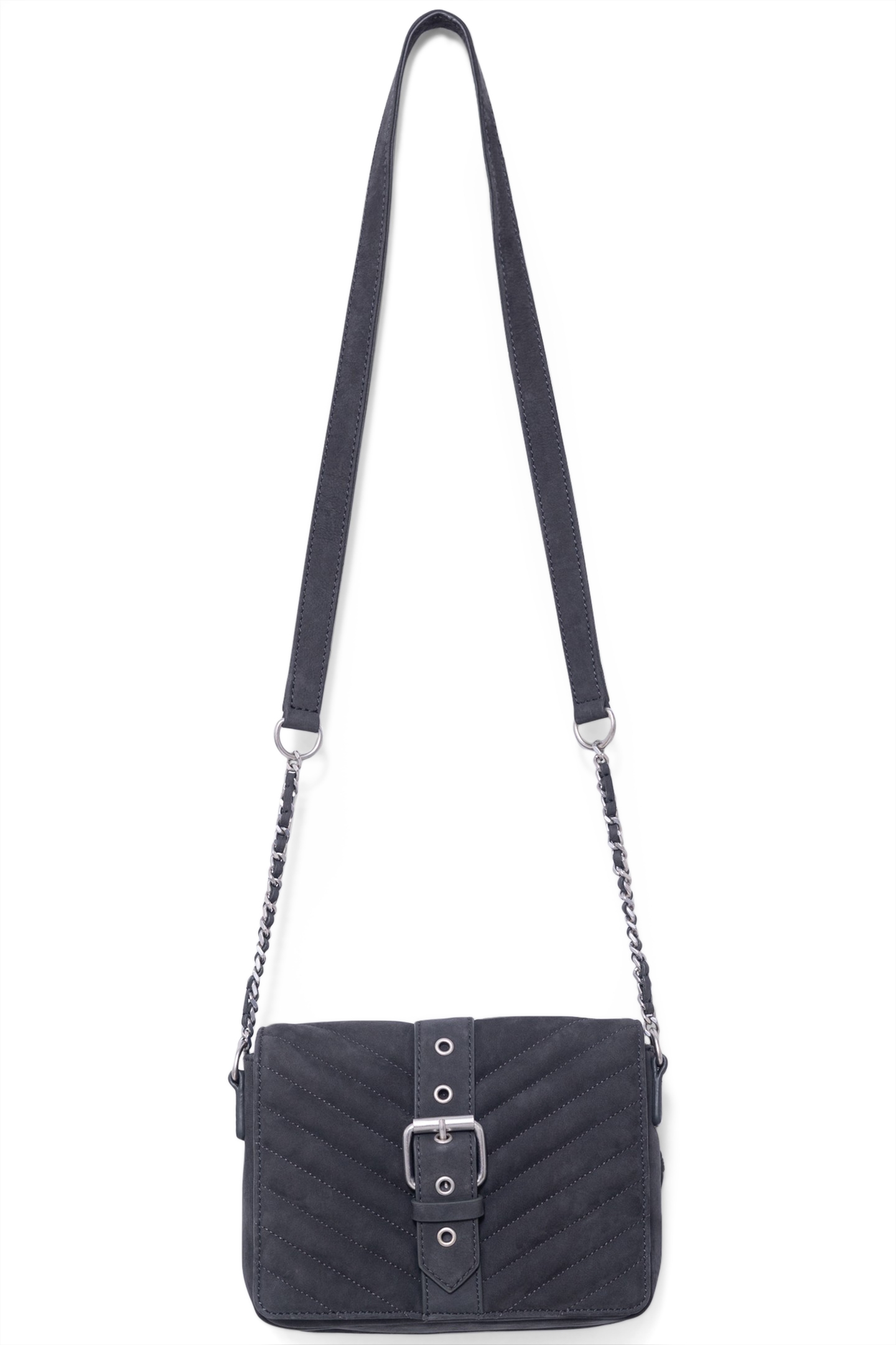 1440 STEWARD BAG GREY NUBUCK LEATHER 3