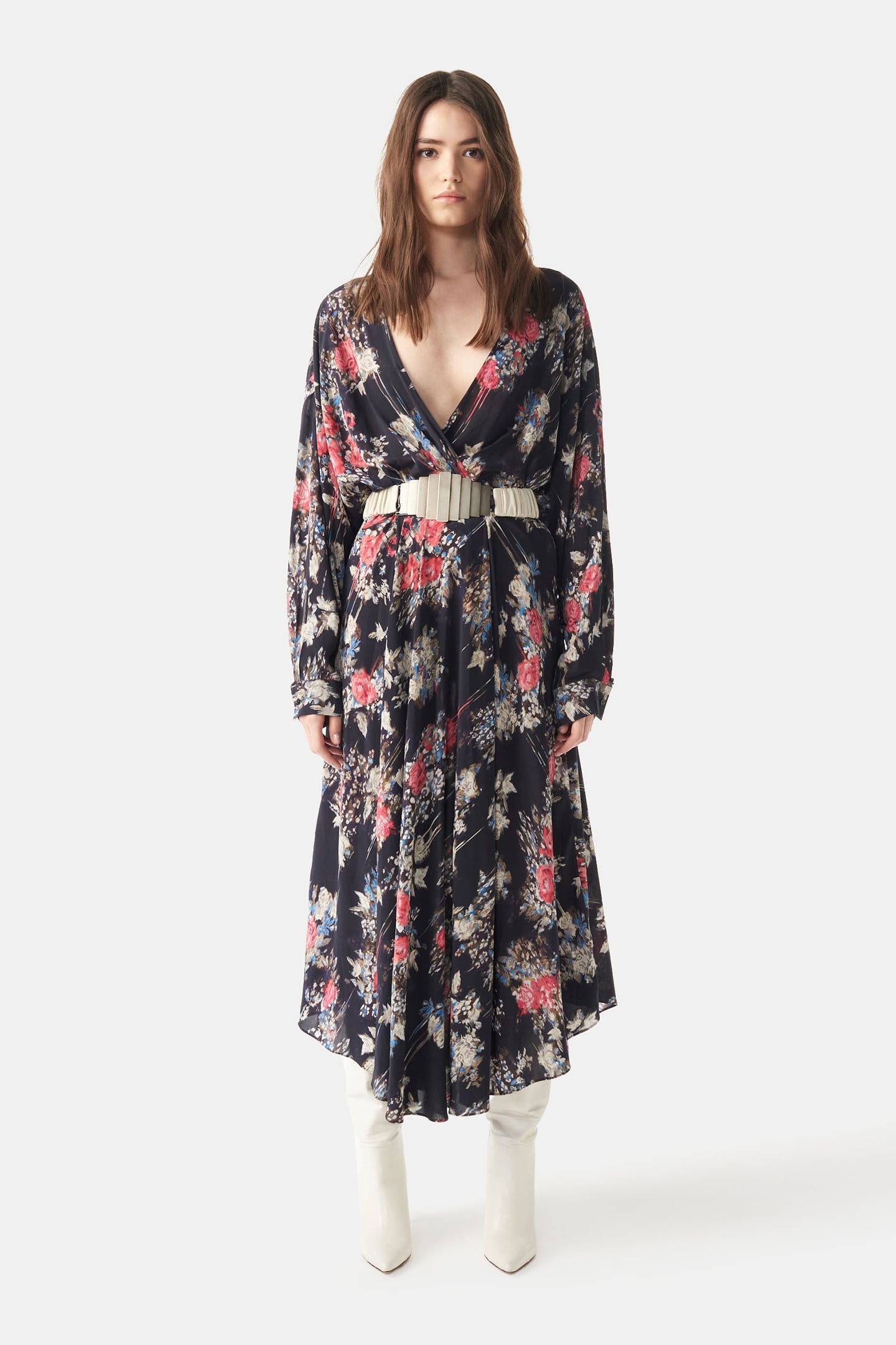 ALEYNA DRESS BLACK MULTICO 1