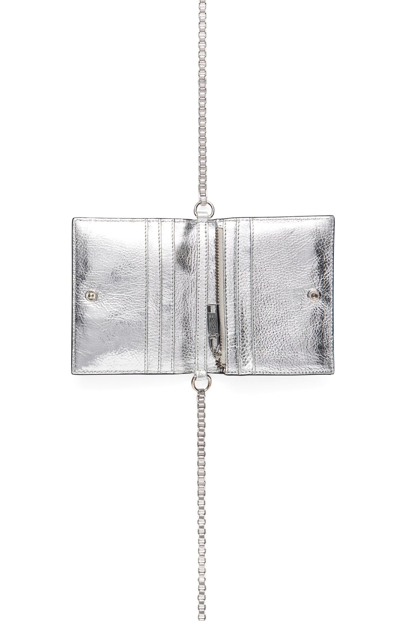 SHARPWALL PHONE BAG QUILTED SILVER 3