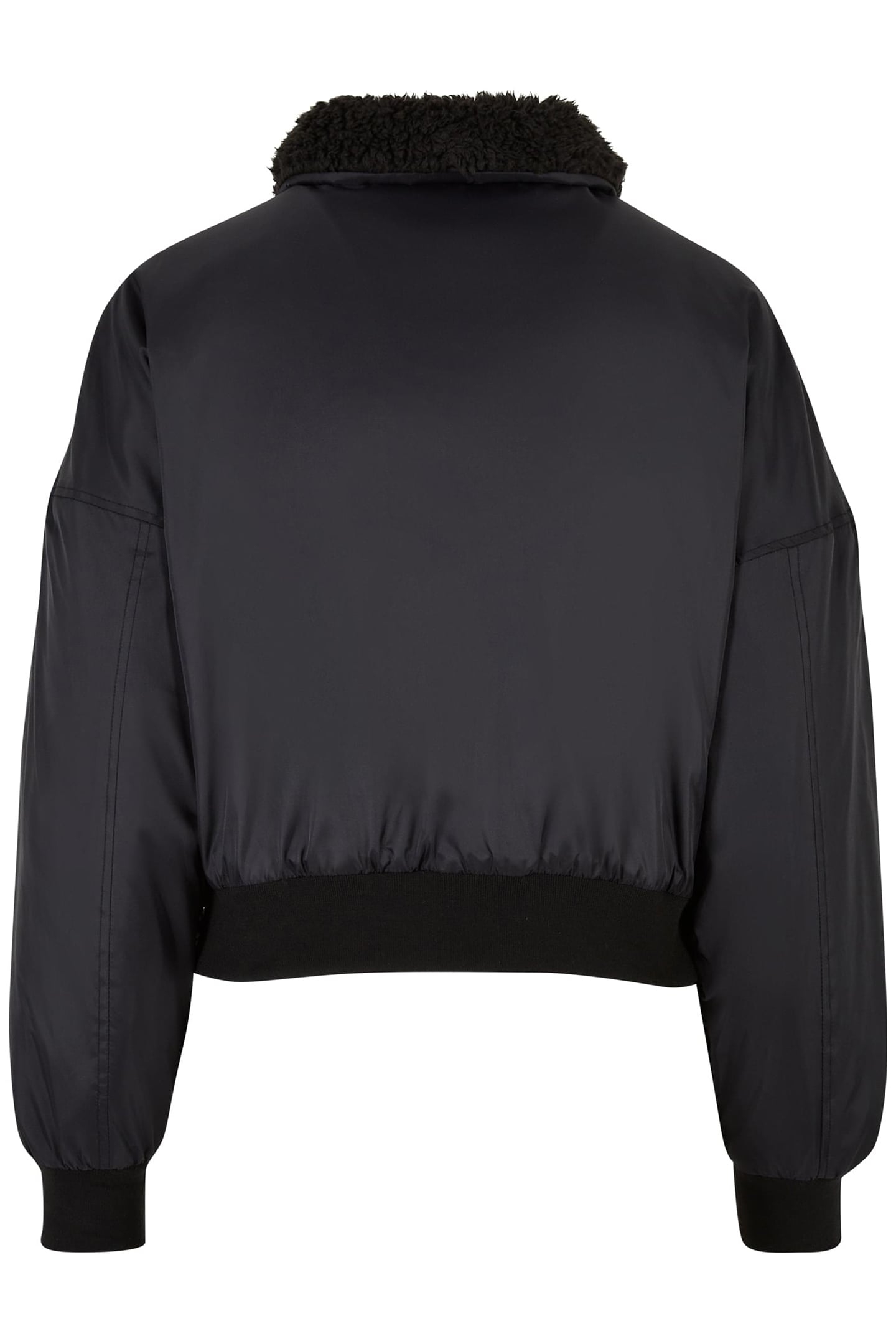 LADIES PILOT BOMBER JACKET BLACK/BLACK 2