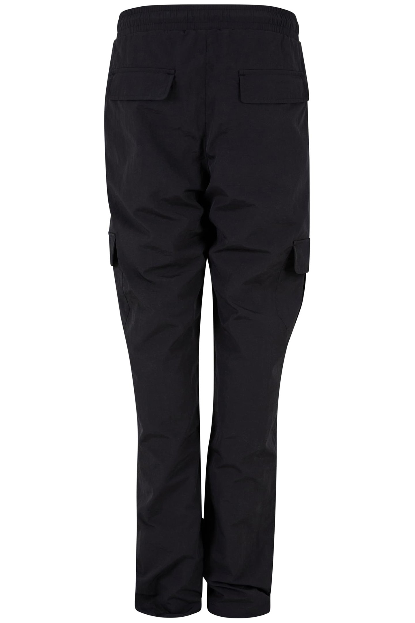 LADIES NYLON CARGO PANTS BLACK 2