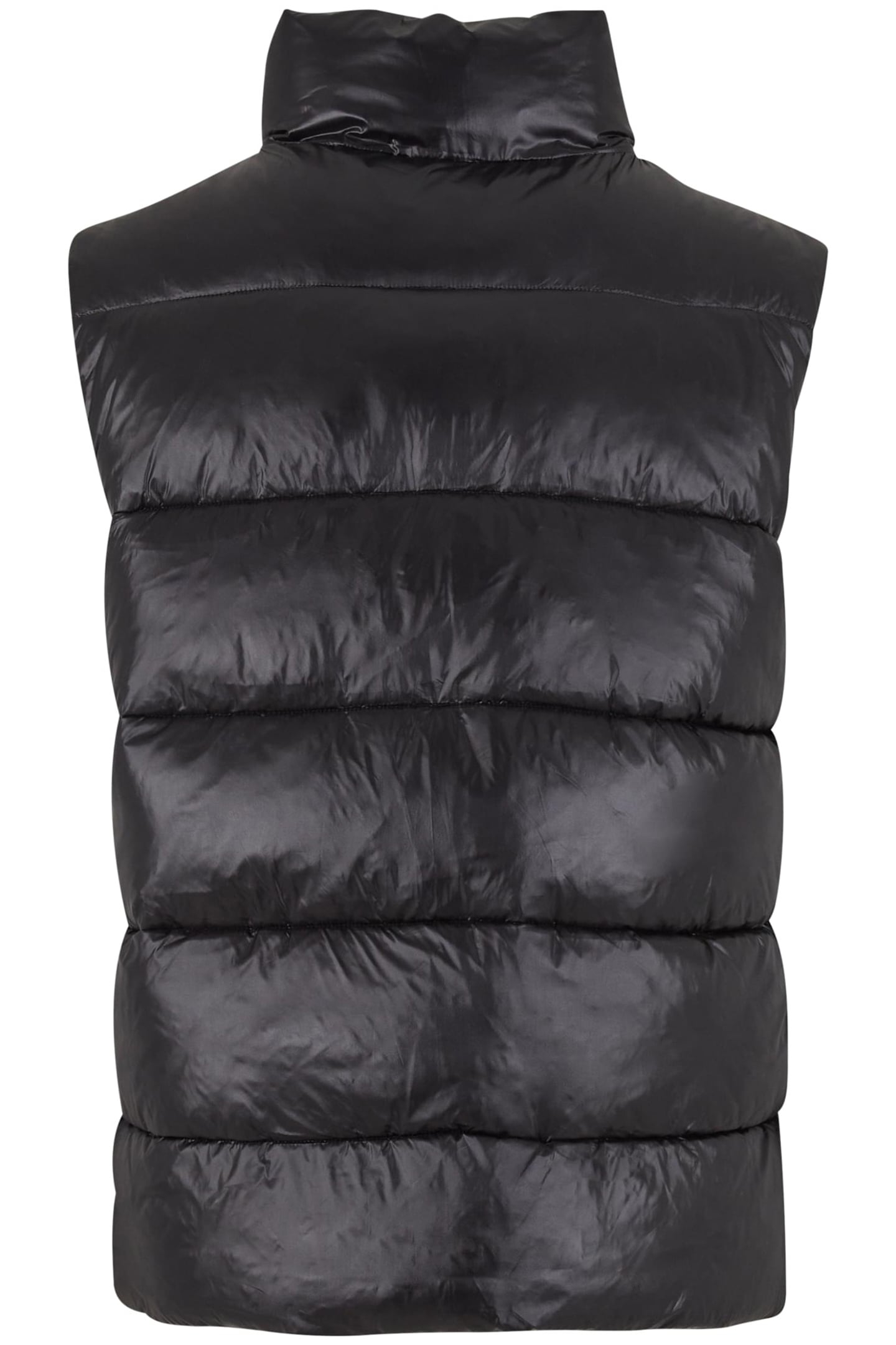 RECYCLED BIG PUFFER VEST BLACK 2