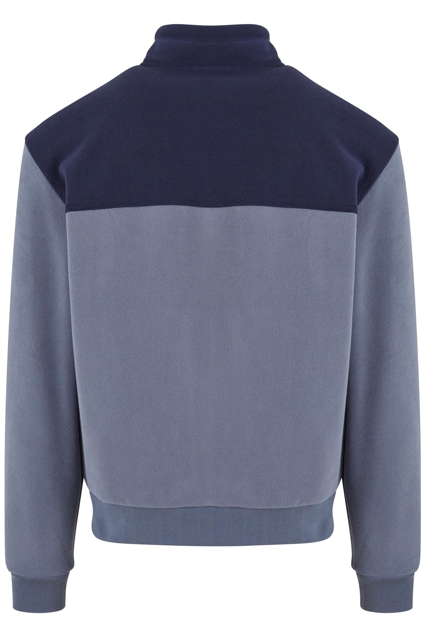 COLOUR BLOCK POLAR FLEECE JACKET NAVY/CLOUD SKY 2