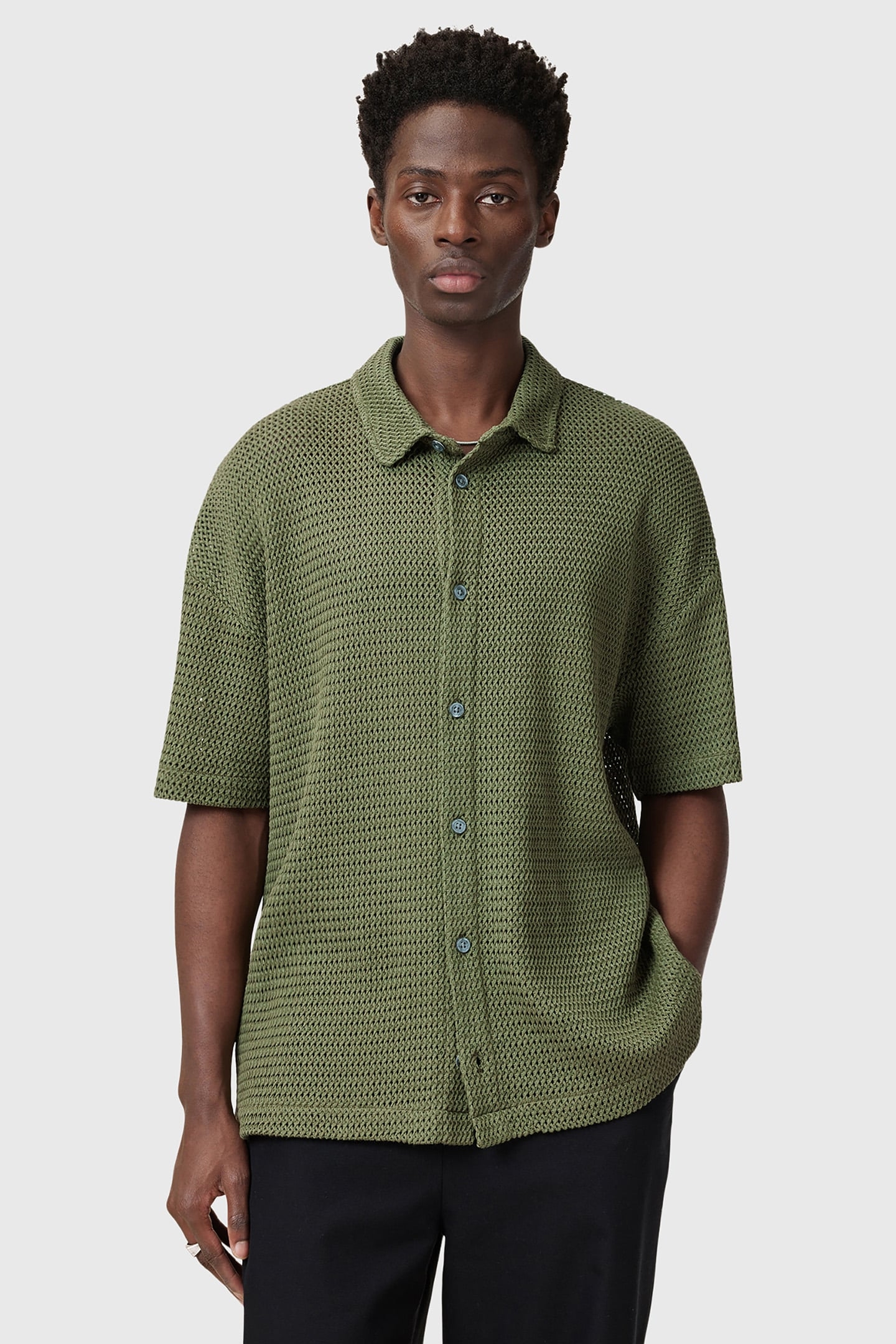 MUNROE SS SHIRT EDEN GREEN 1