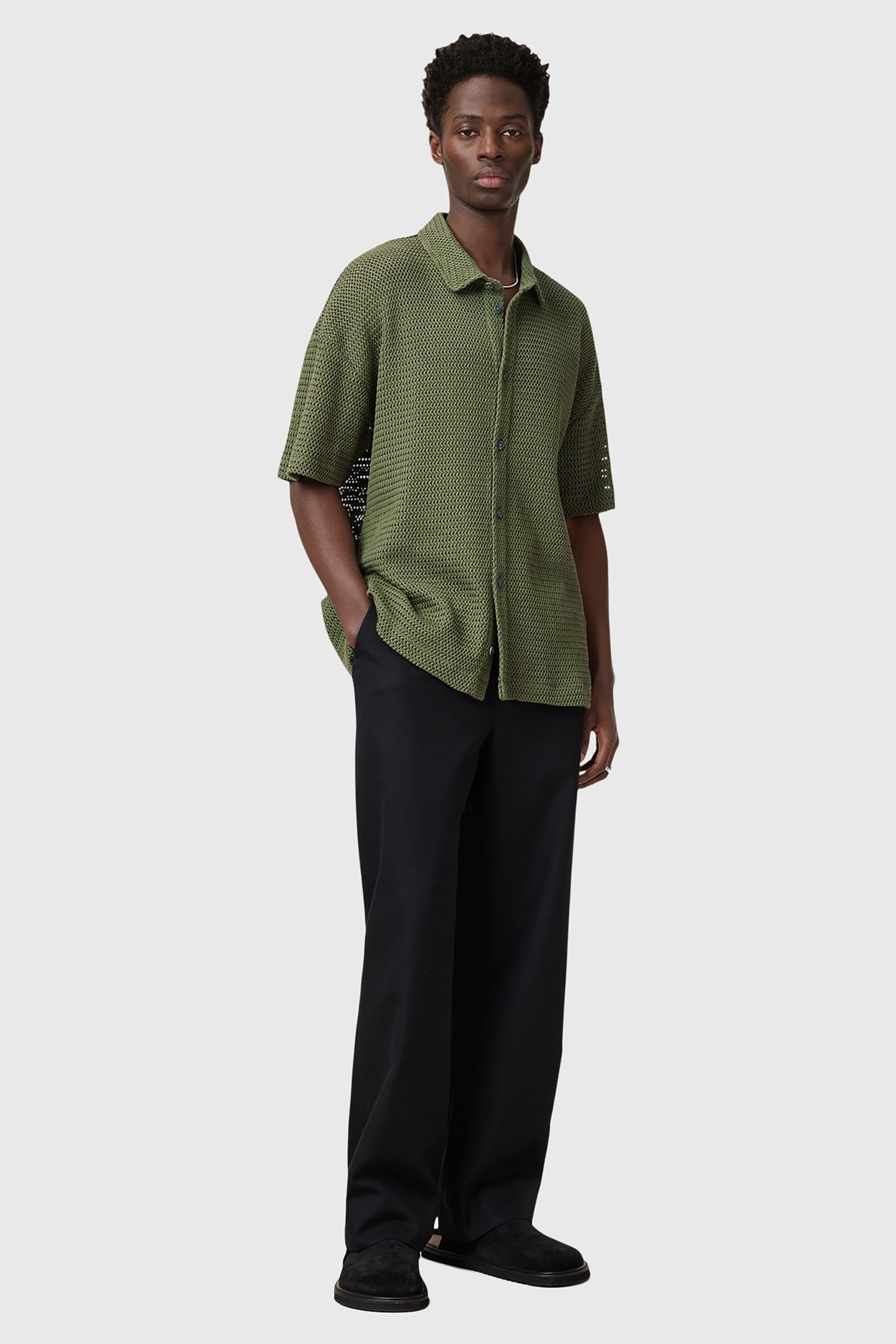 MUNROE SS SHIRT EDEN GREEN 3