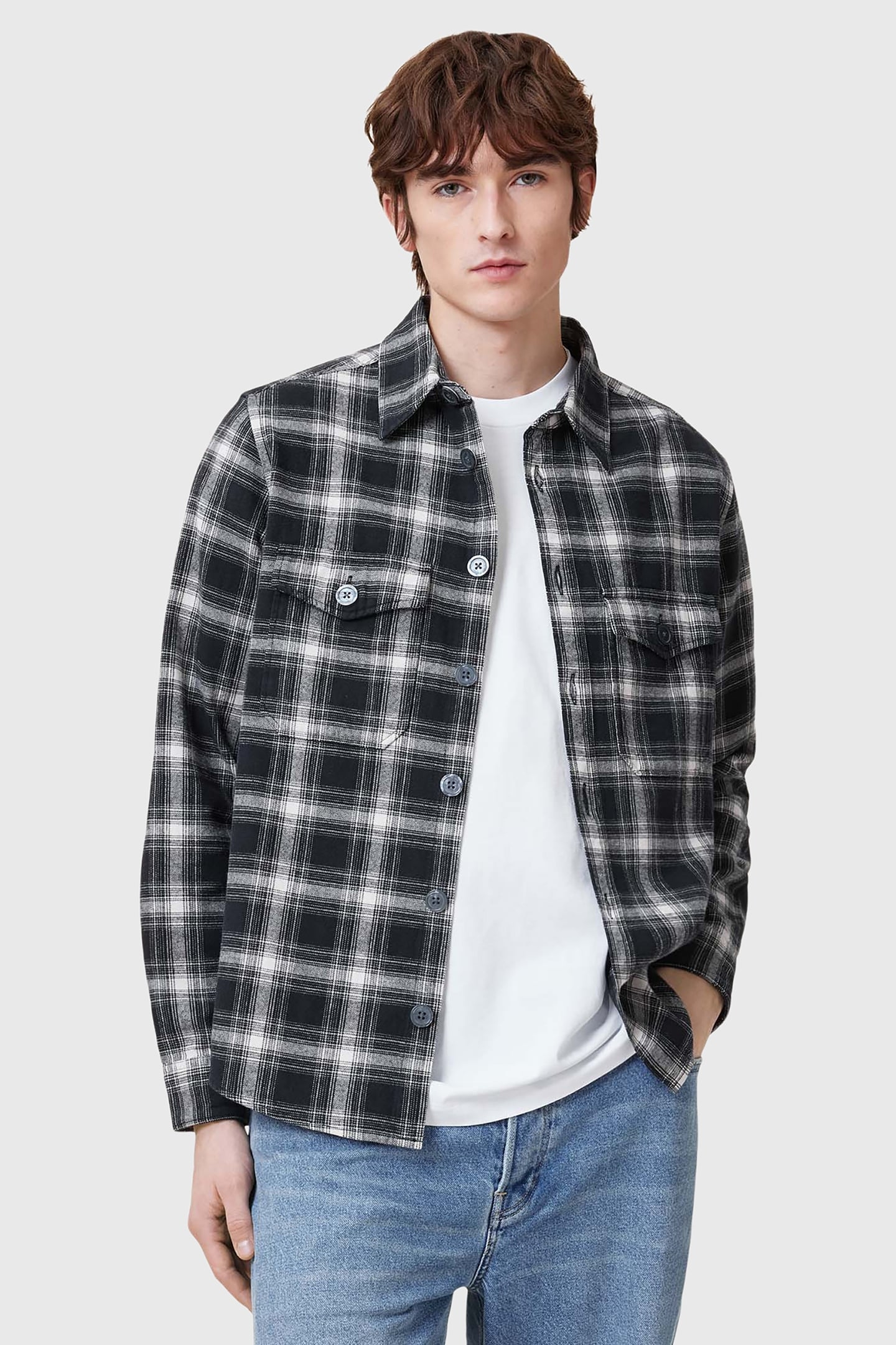 HAMURA LS SHIRT BLACK 1