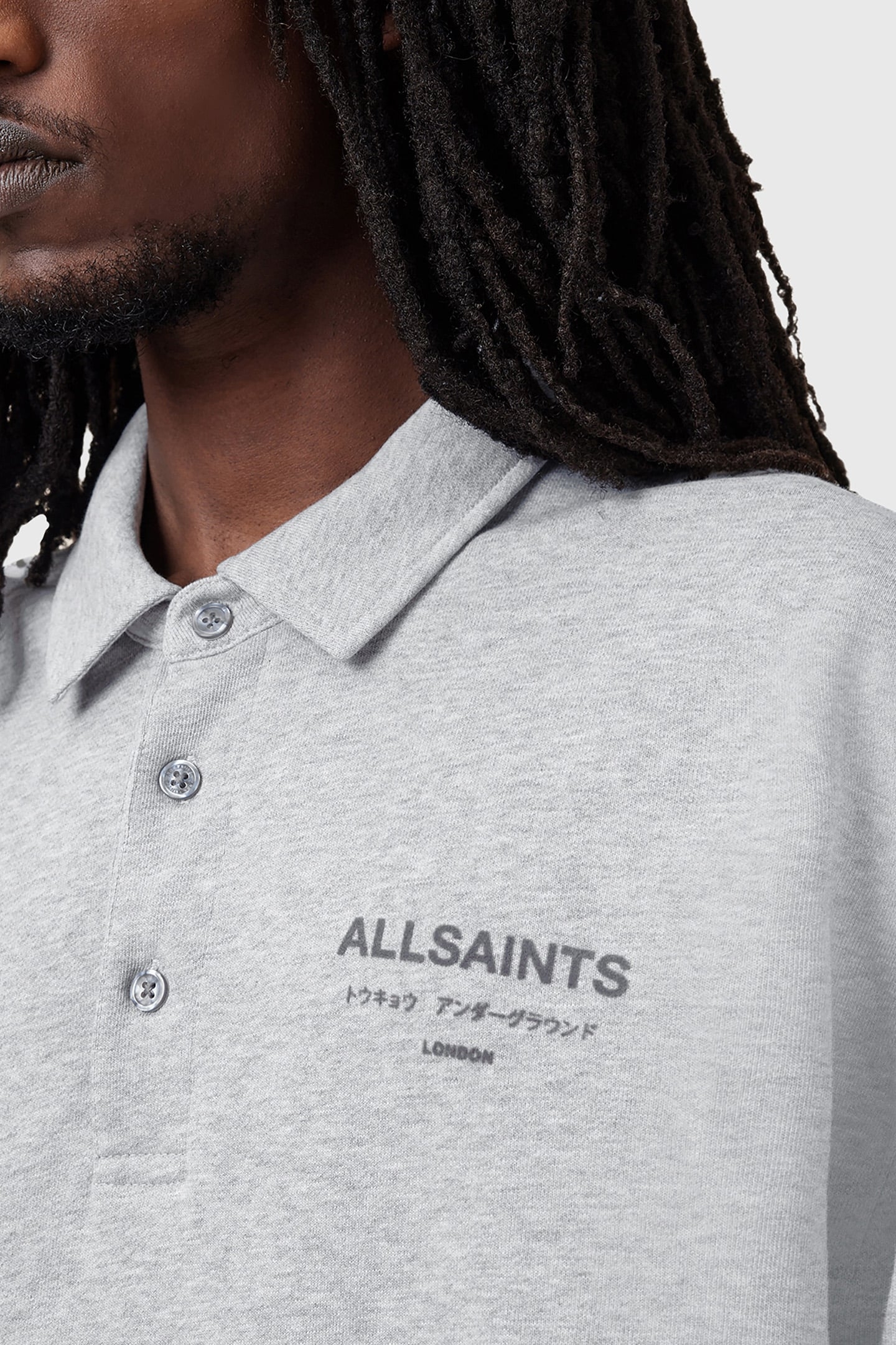 XANDER SWEAT POLO GREY MARL 6