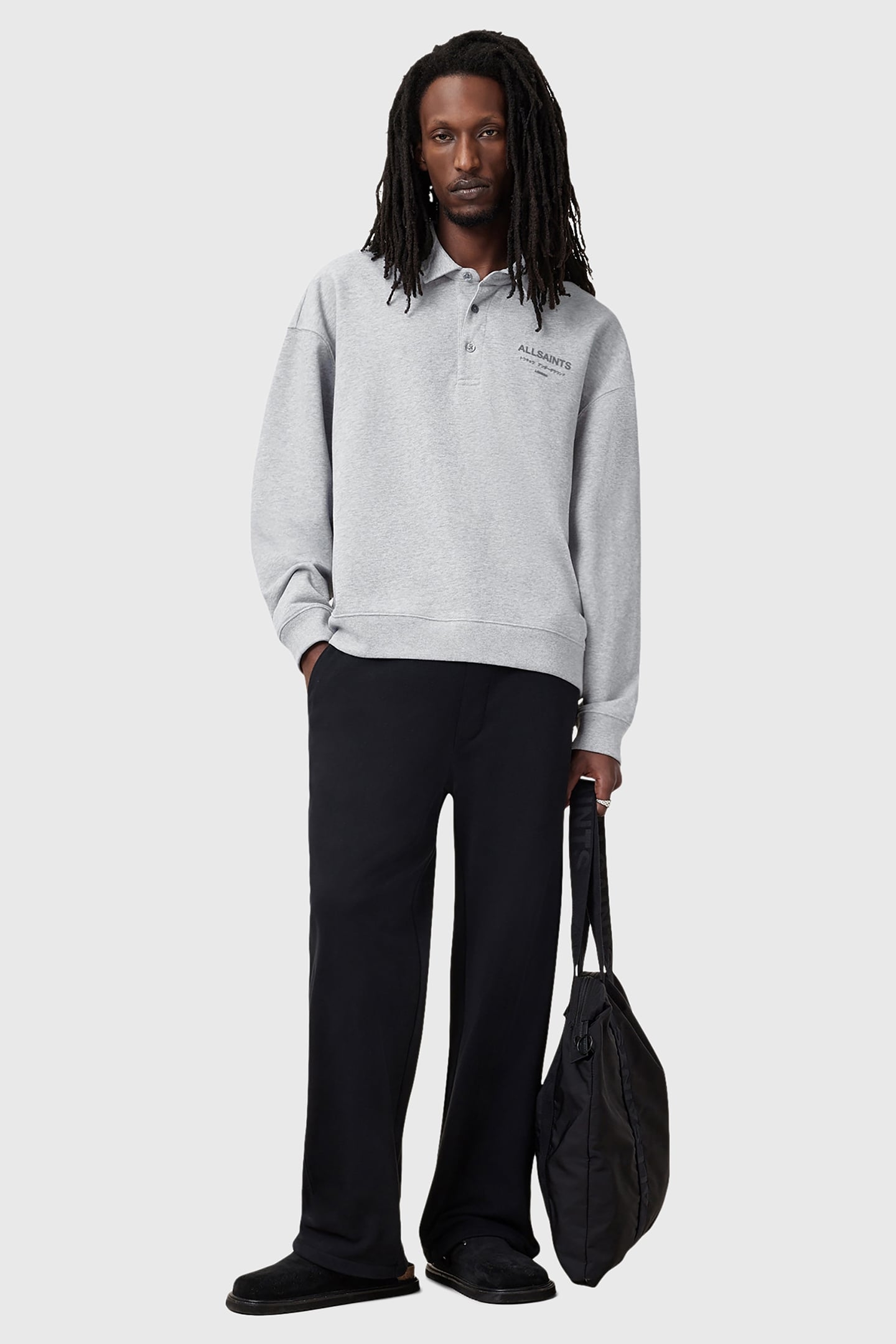 XANDER SWEAT POLO GREY MARL 5