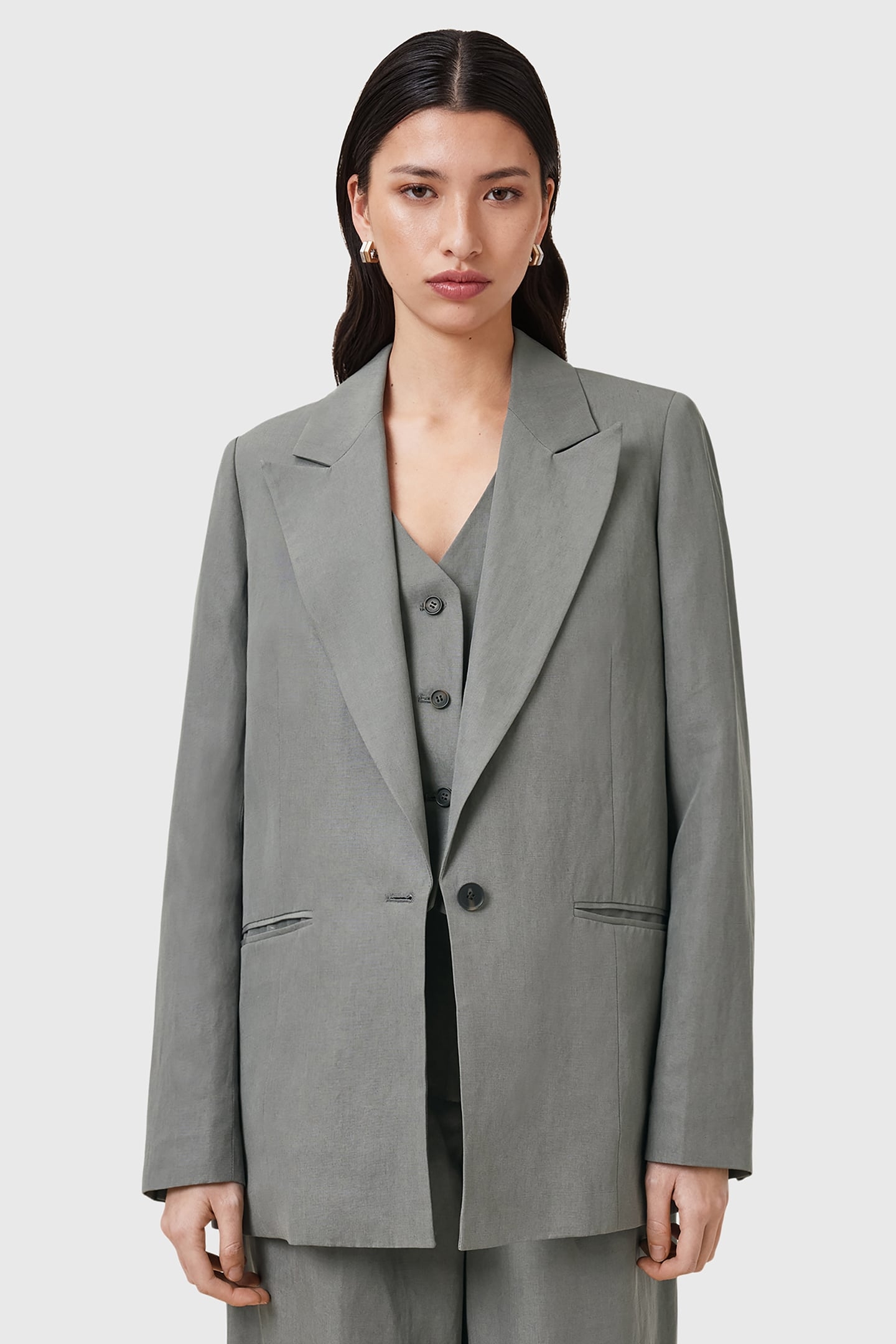 AVERIE LIN BLAZER GREY 1