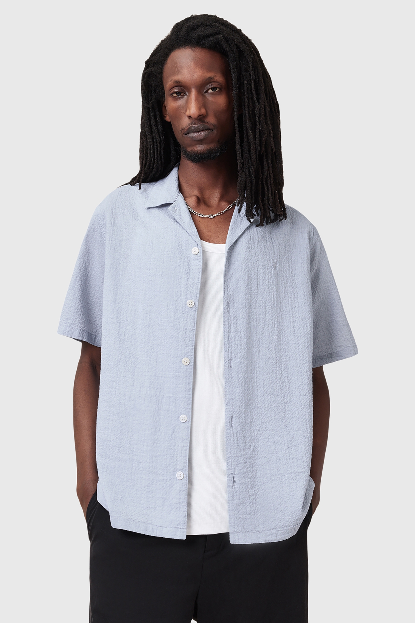 VALMER SS SHIRT BLUEBERRY BLUE 6