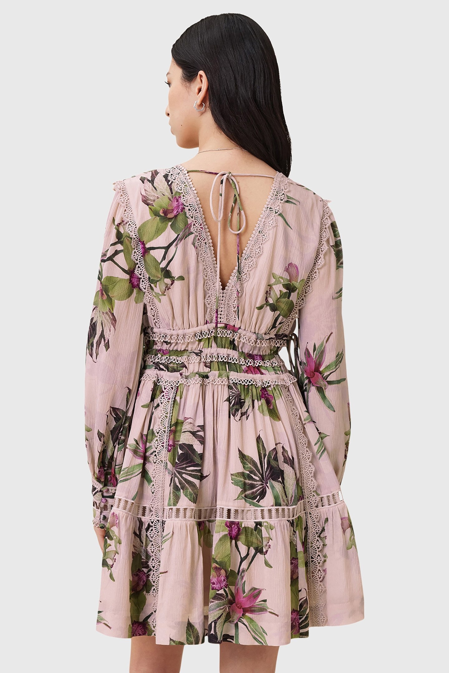 XANTHE LS MINI DRESS ADENA SOFT PINK 2