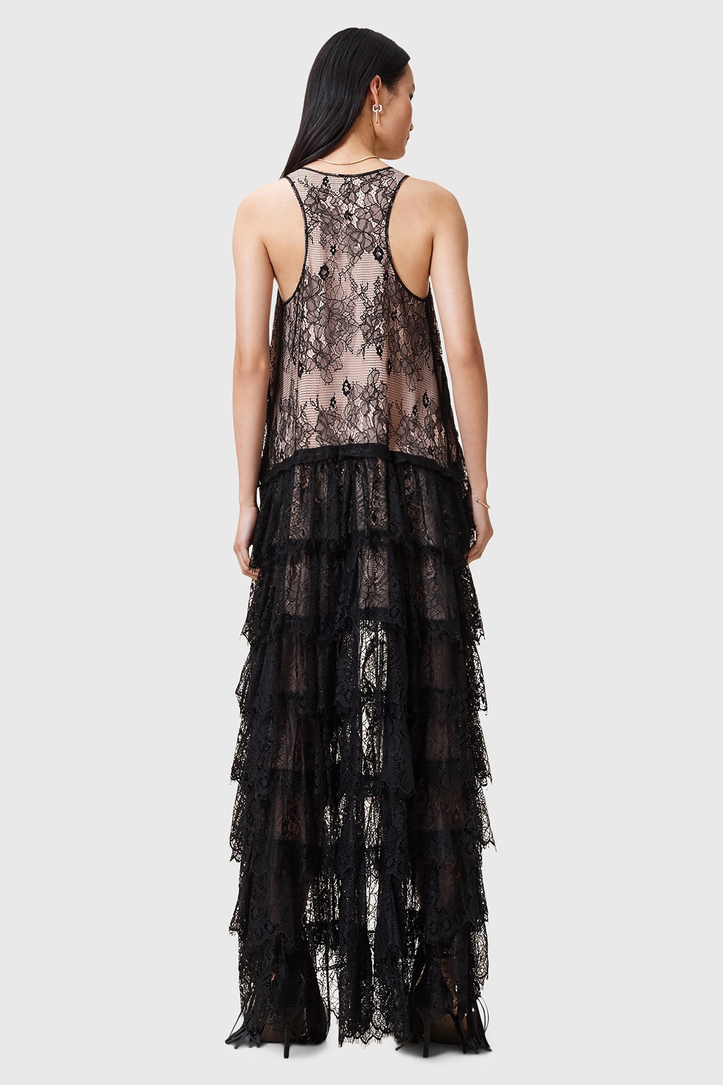 CAVARLY LACE DRESS BLACK 2