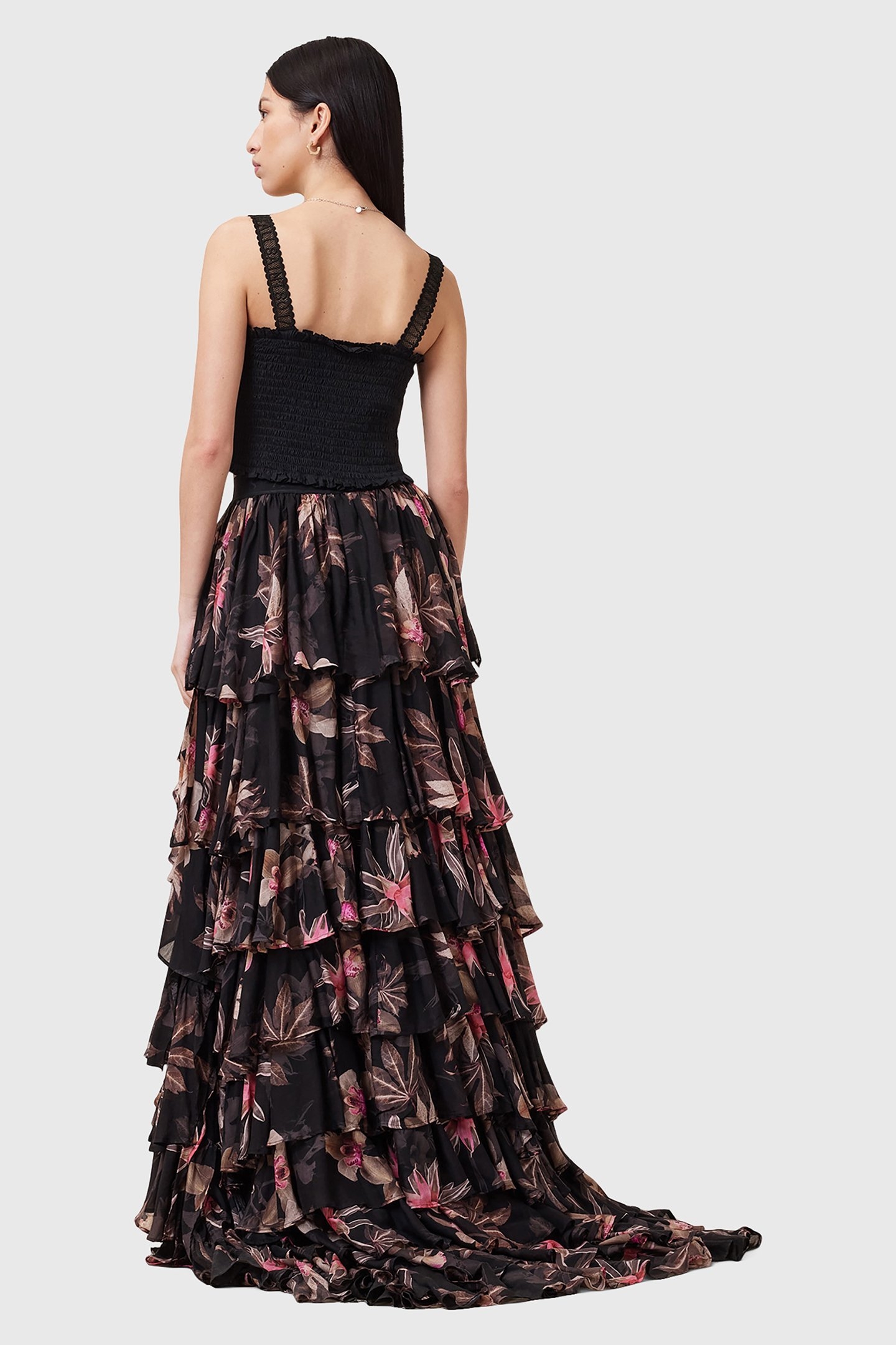 CAVARLY MAXI SKIRT ADENA BLACK 4