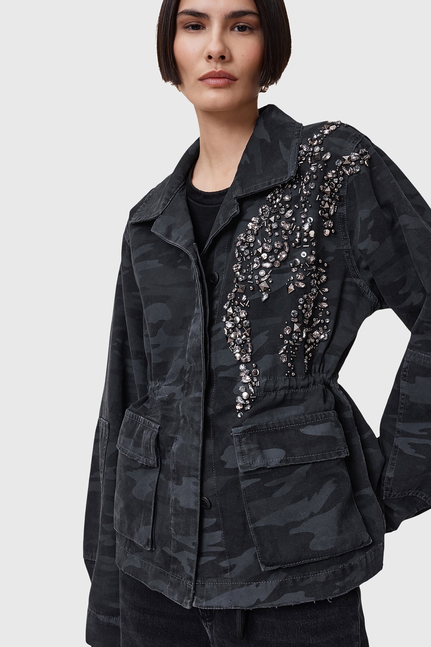 FINCH CAMO JACKET INK BLUE 7