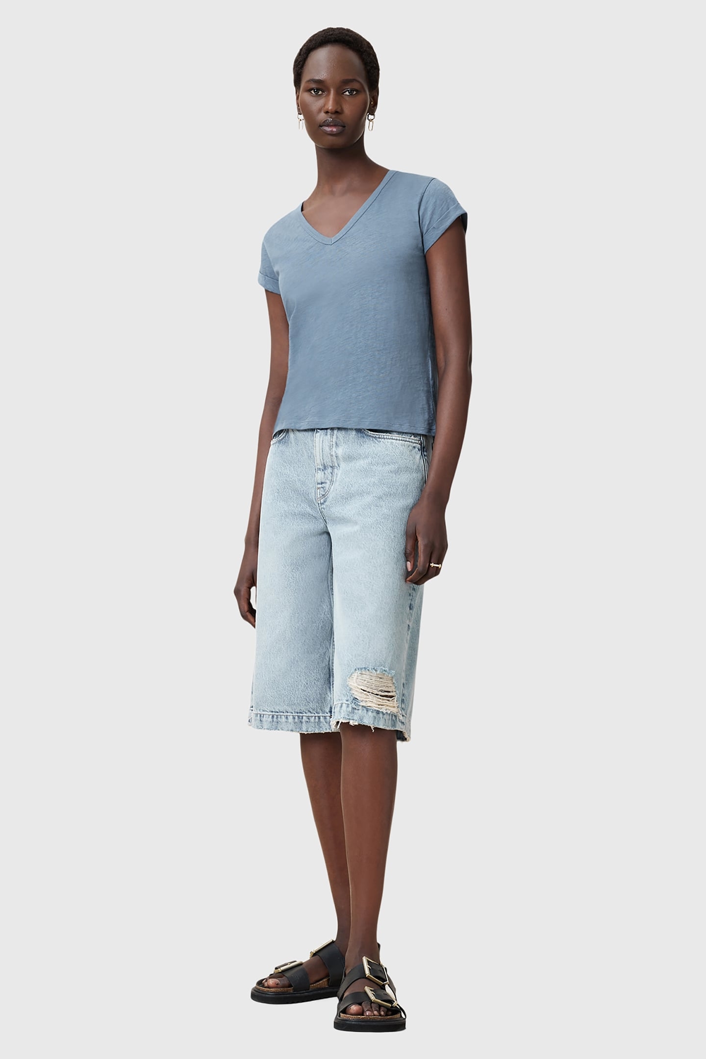 ANNA V TEE FLINT STONE BLUE 3