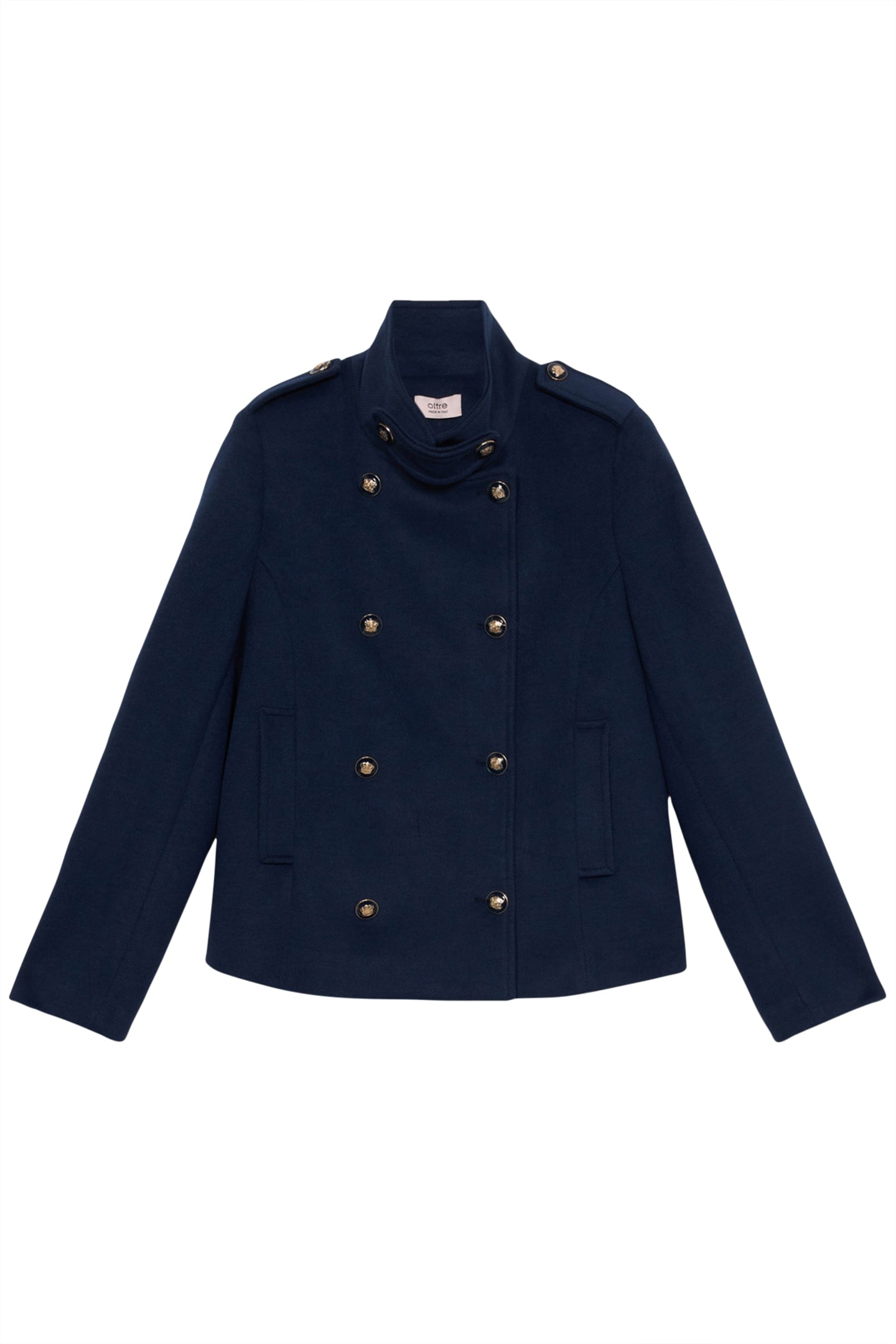 SHORT MILITARY COAT BLUE 3