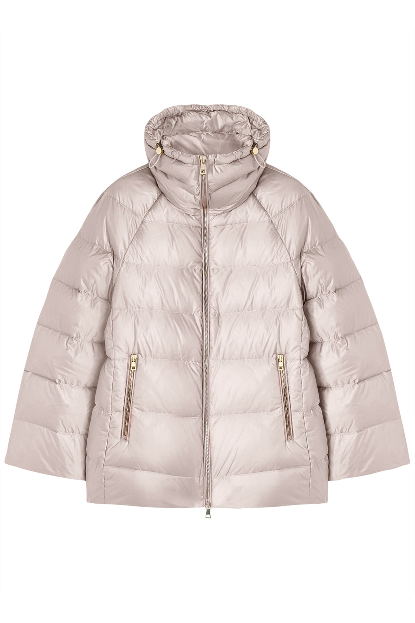 GENUINE DOWN JACKET WITH HIGH COLLAR PINK 4