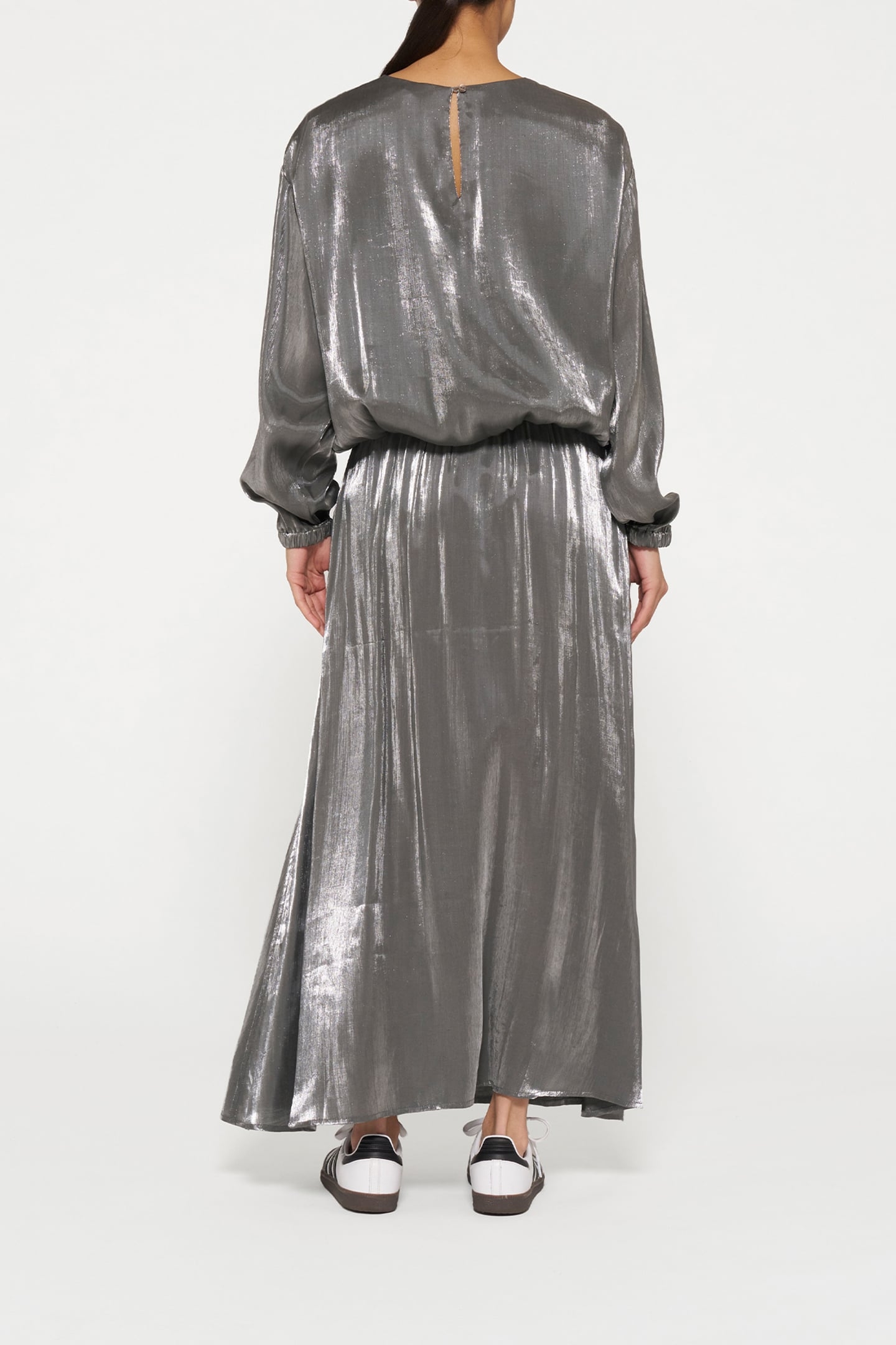 SHINY SKIRT SILVER 3