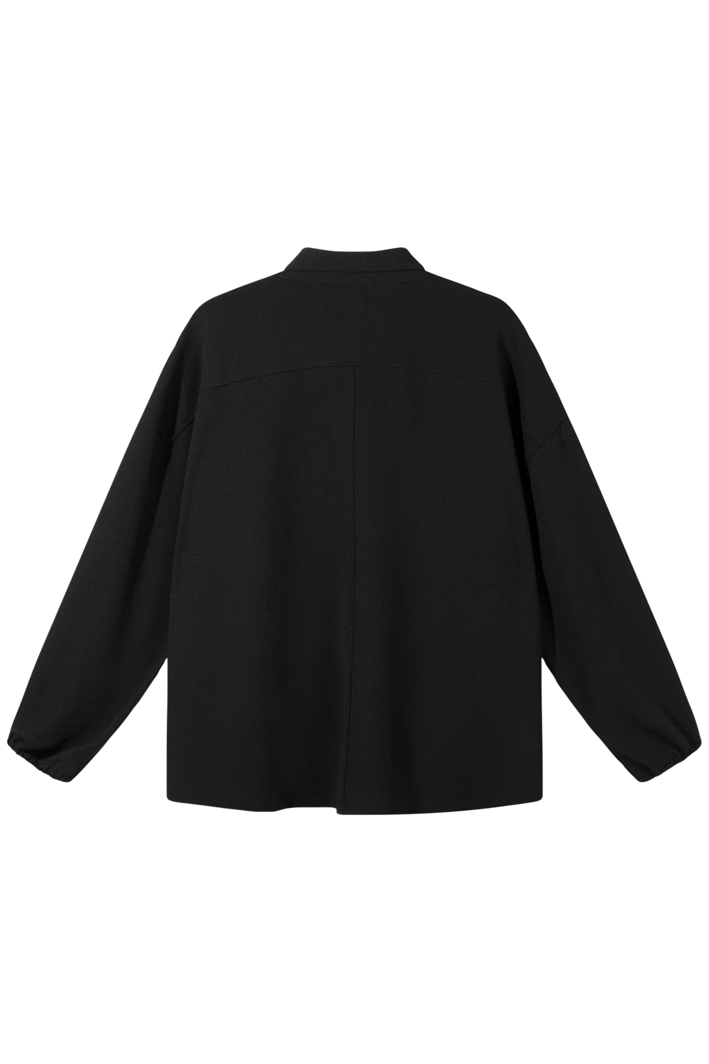 OVERSHIRT CREPE BLACK 5