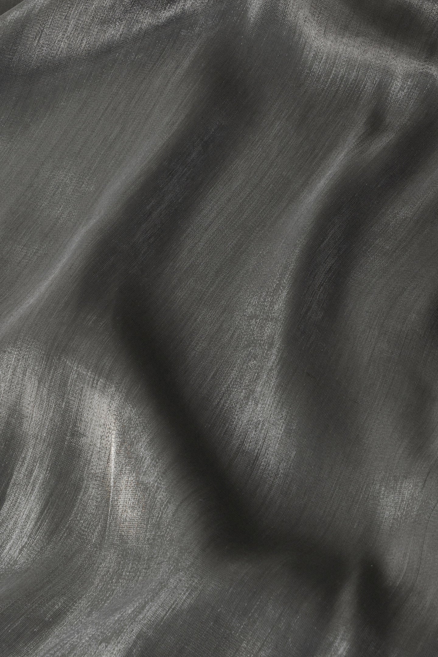 SHINY BALLOON BLOUSE SILVER 8