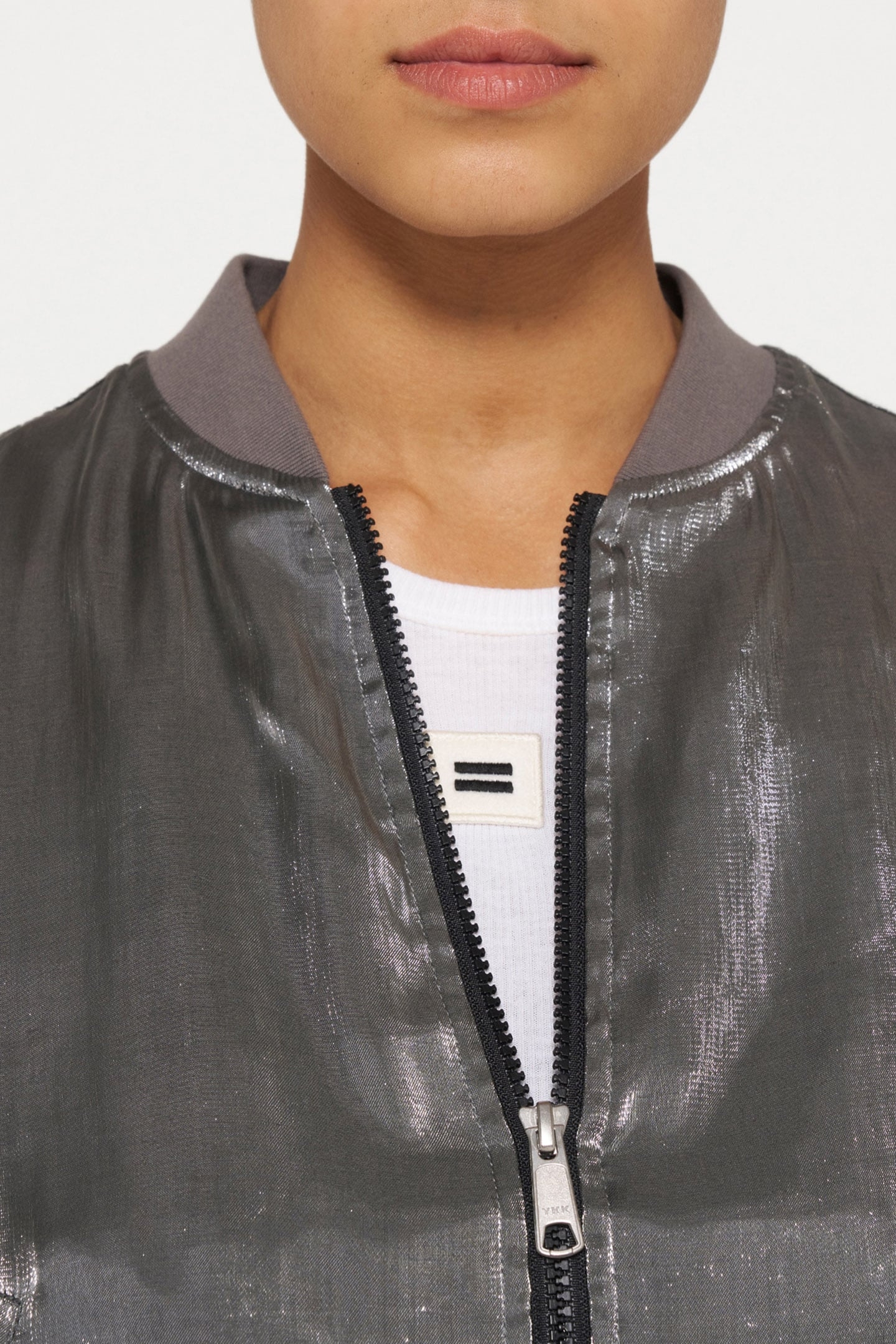 SHINY BOMBER SILVER 6