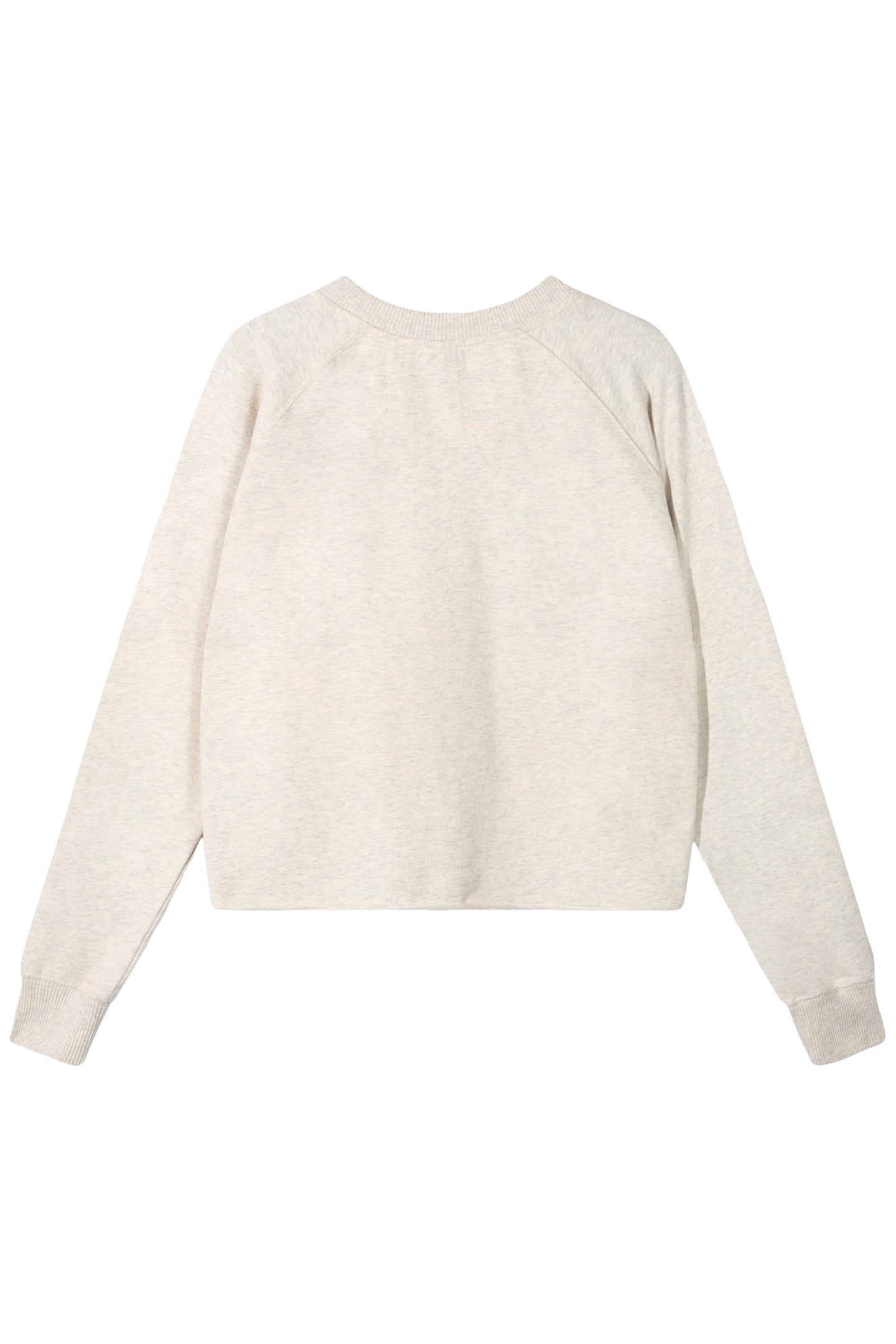 CREW NECK PEARLS SOFT WHITE MELEE 5