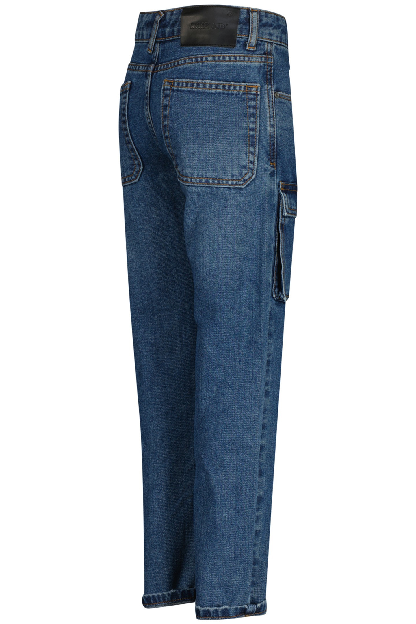 BOYS DENVER CARGO JEANS VINTAGE BLUE 3