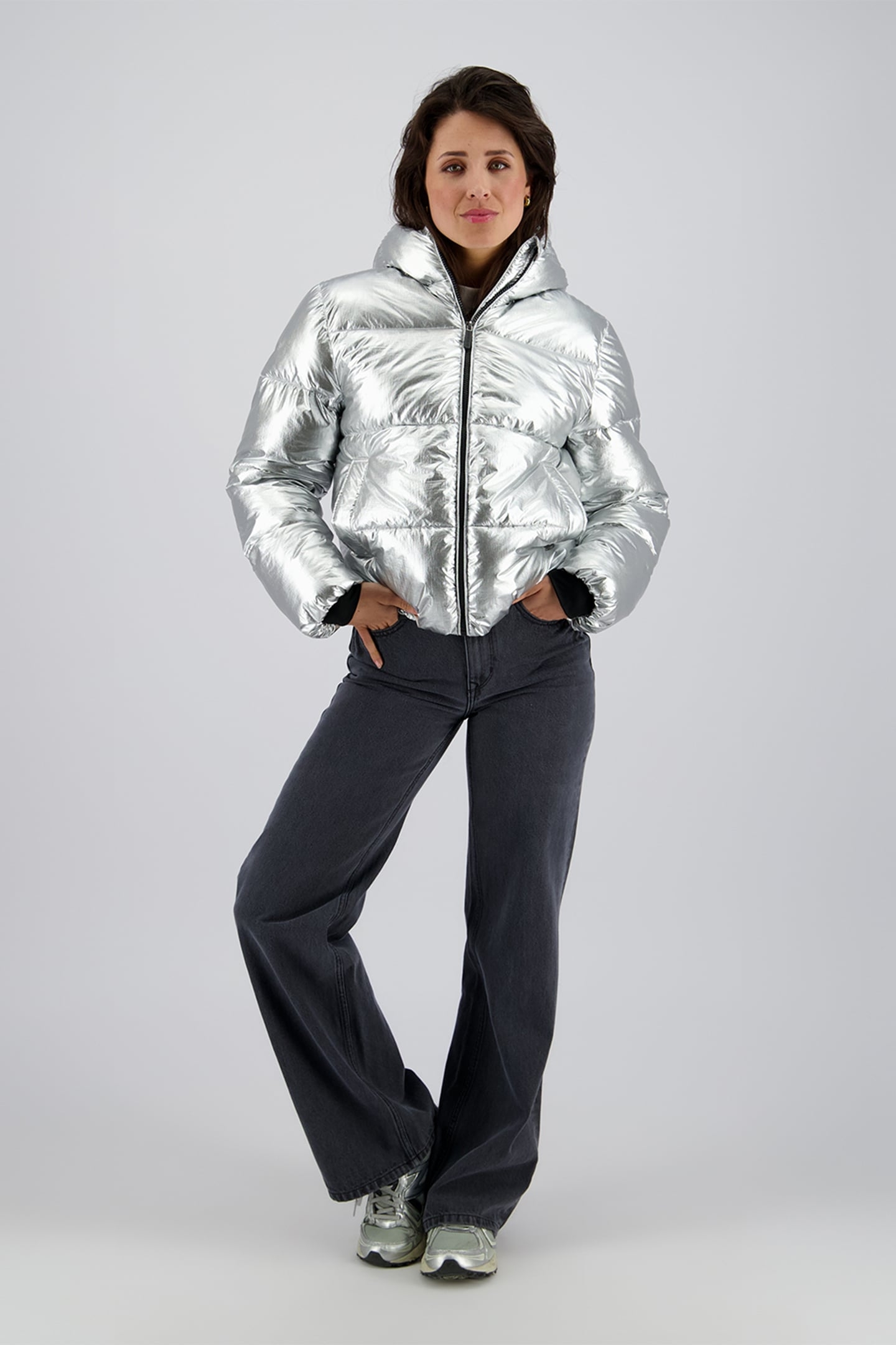MORLEY JACKETS SILVER METALLIC 1