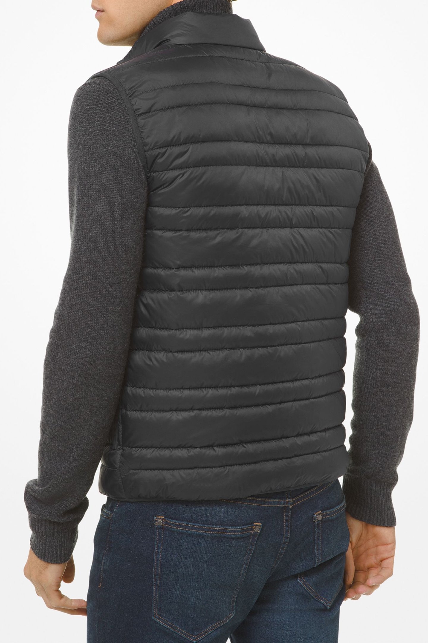 LIGHTWEIGHT QUILTED VEST BLACK 2