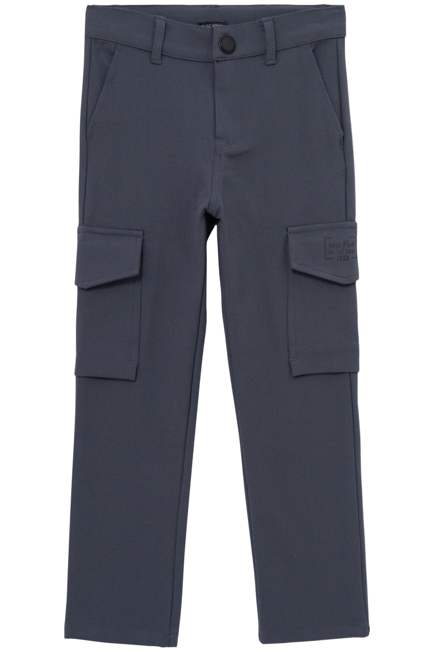 GREY CHINO BATTLE PANTS FOR BOYS 1