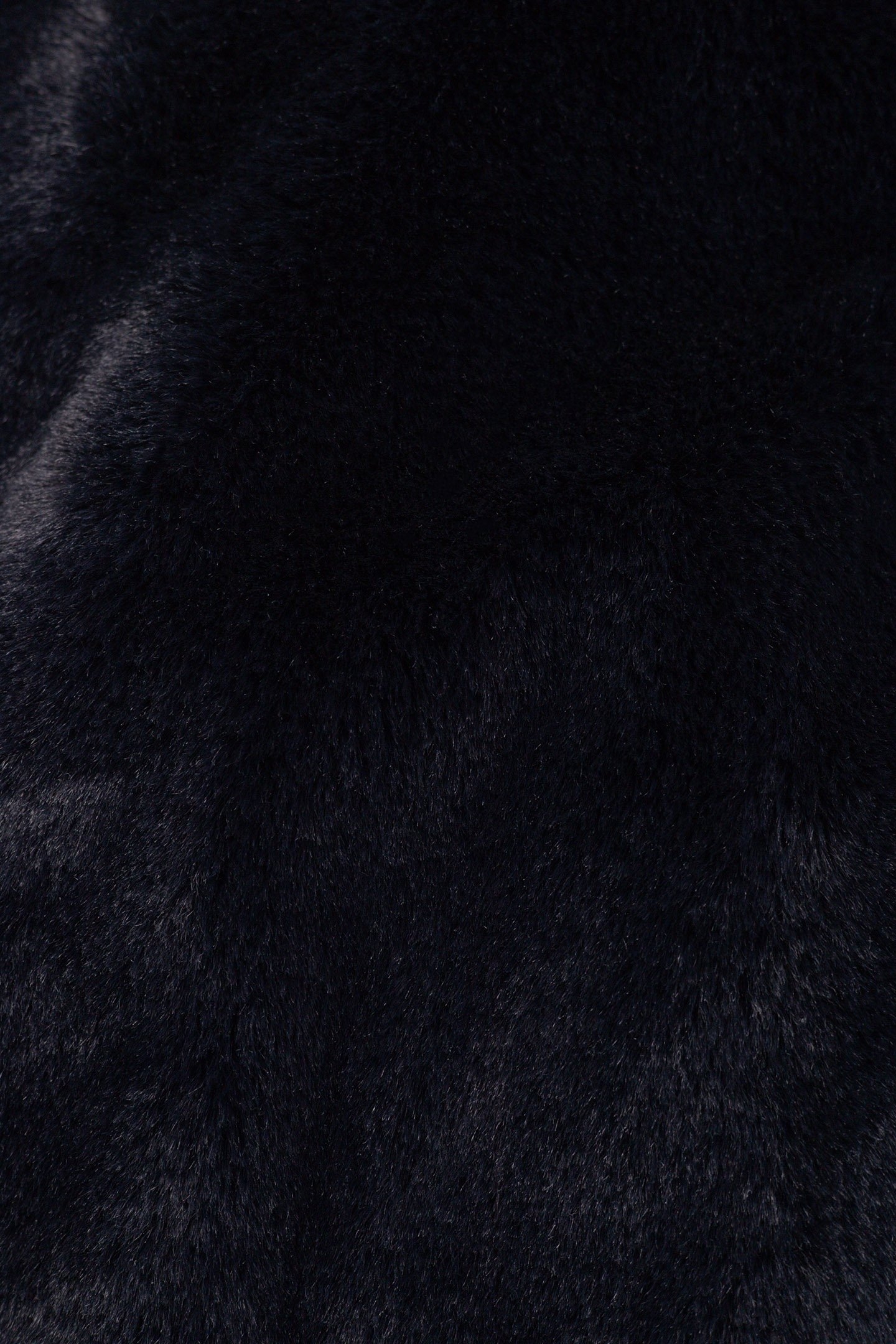 GIRL'S BLACK HOODED SHERPA MAXI HERRINGBONE BACK JACKET 8