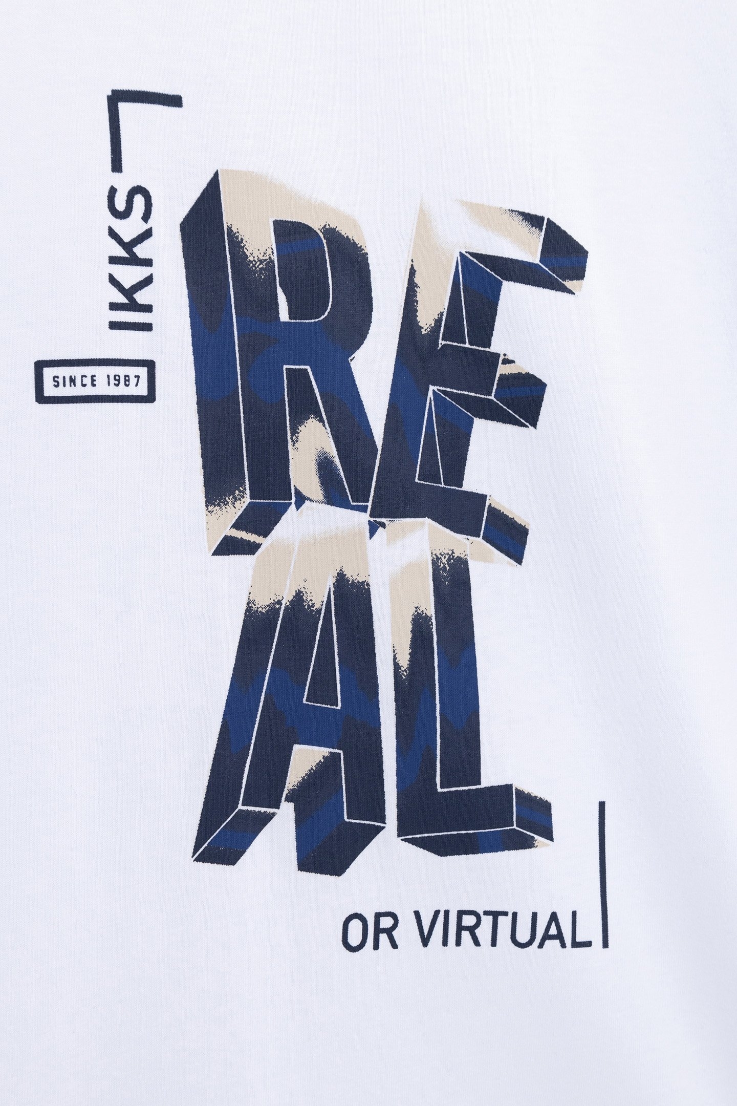 WHITE T-SHIRT ORGANIC COTTON MAXI MESSAGE BOY 3