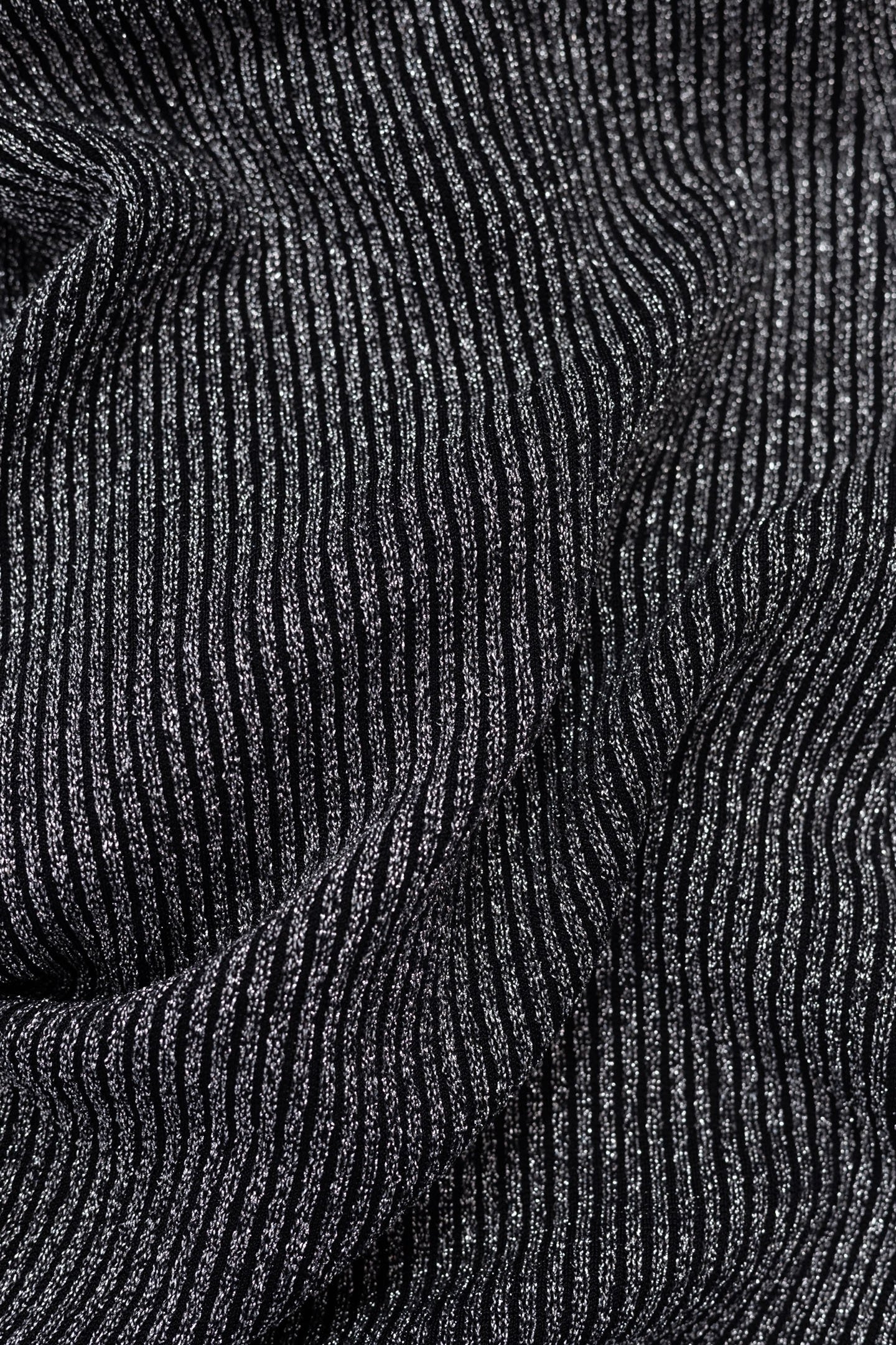 GIRLS' HORT IRIDESCENT GREY DRESS WITH BOW DETAIL 5