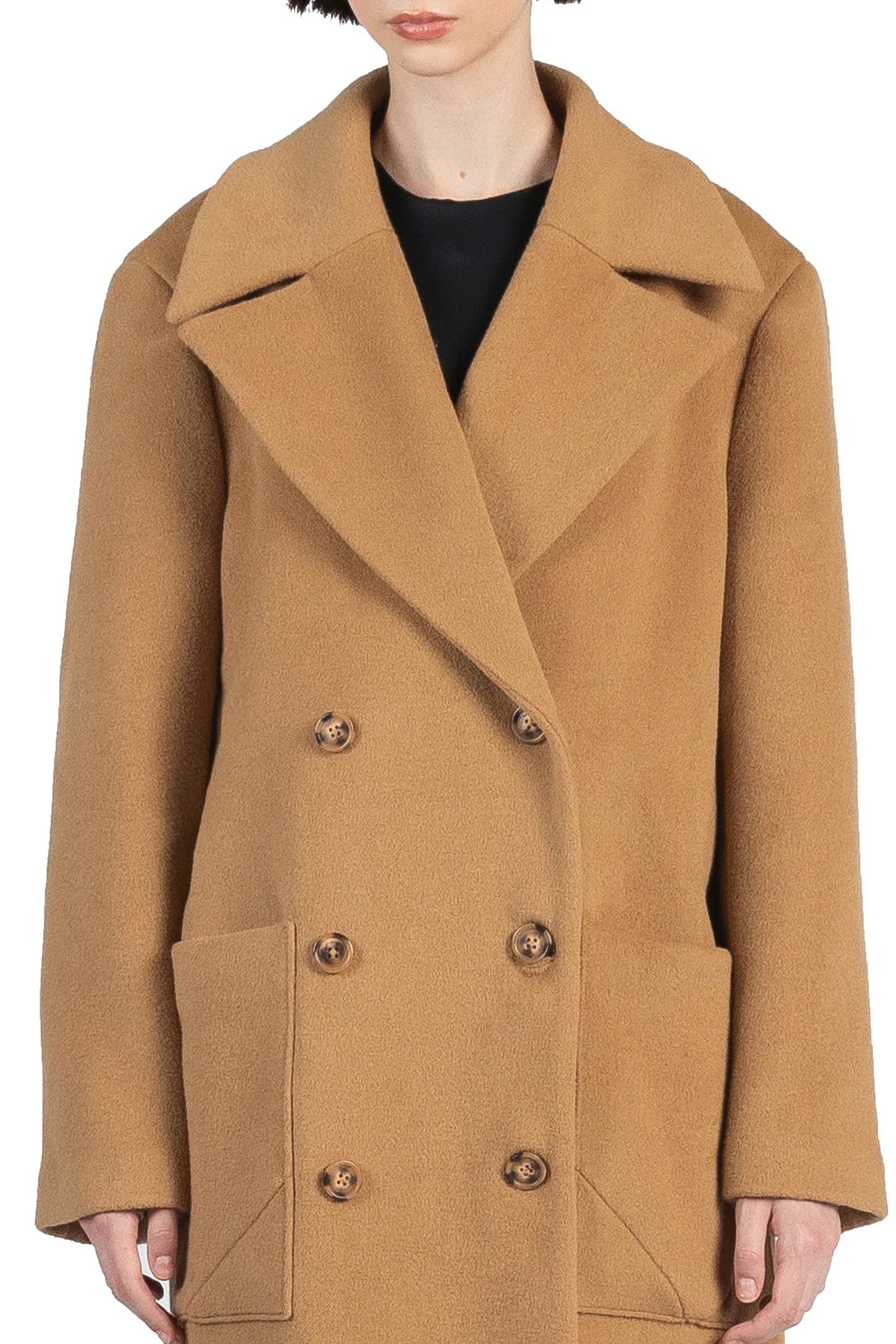 BOYFRIEND COAT CAMEL 3