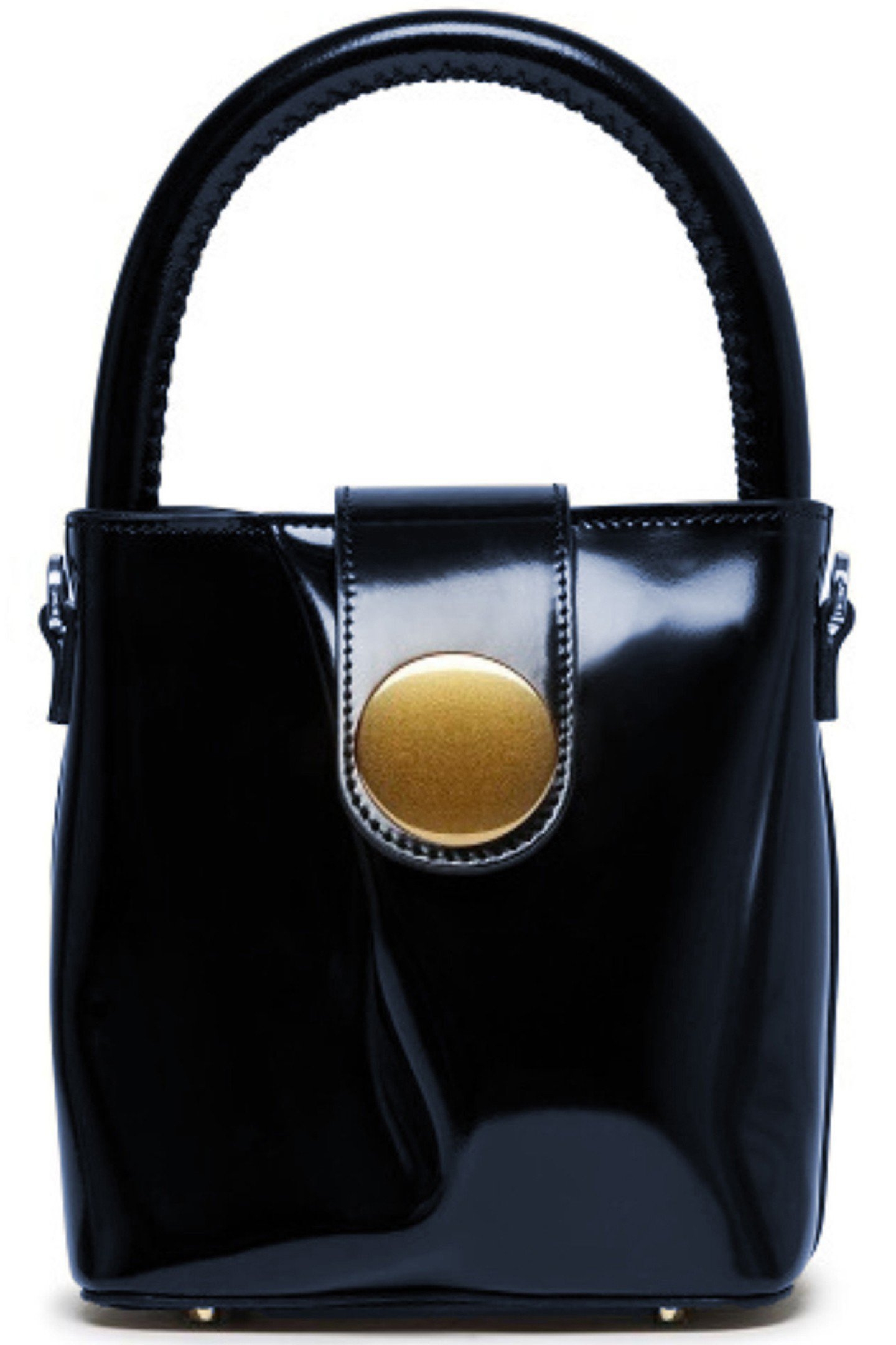 BUCK LEATHER MIRROR NAVY 1