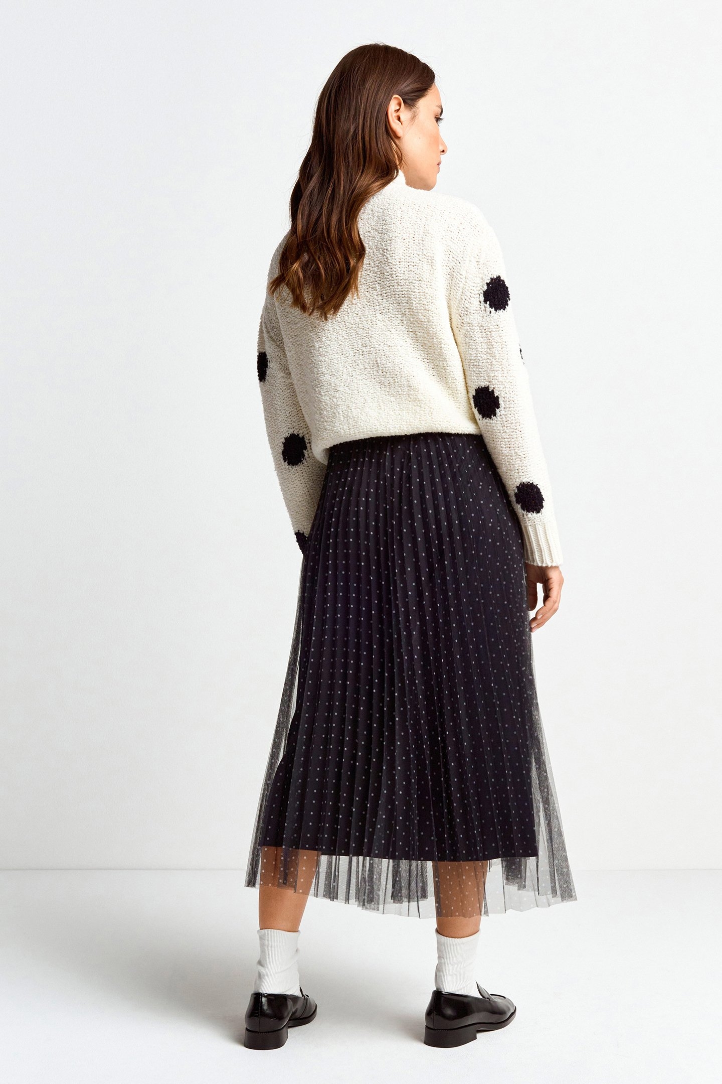 PRINTED TULLE SKIRT MIDNIGHT BLUE 3