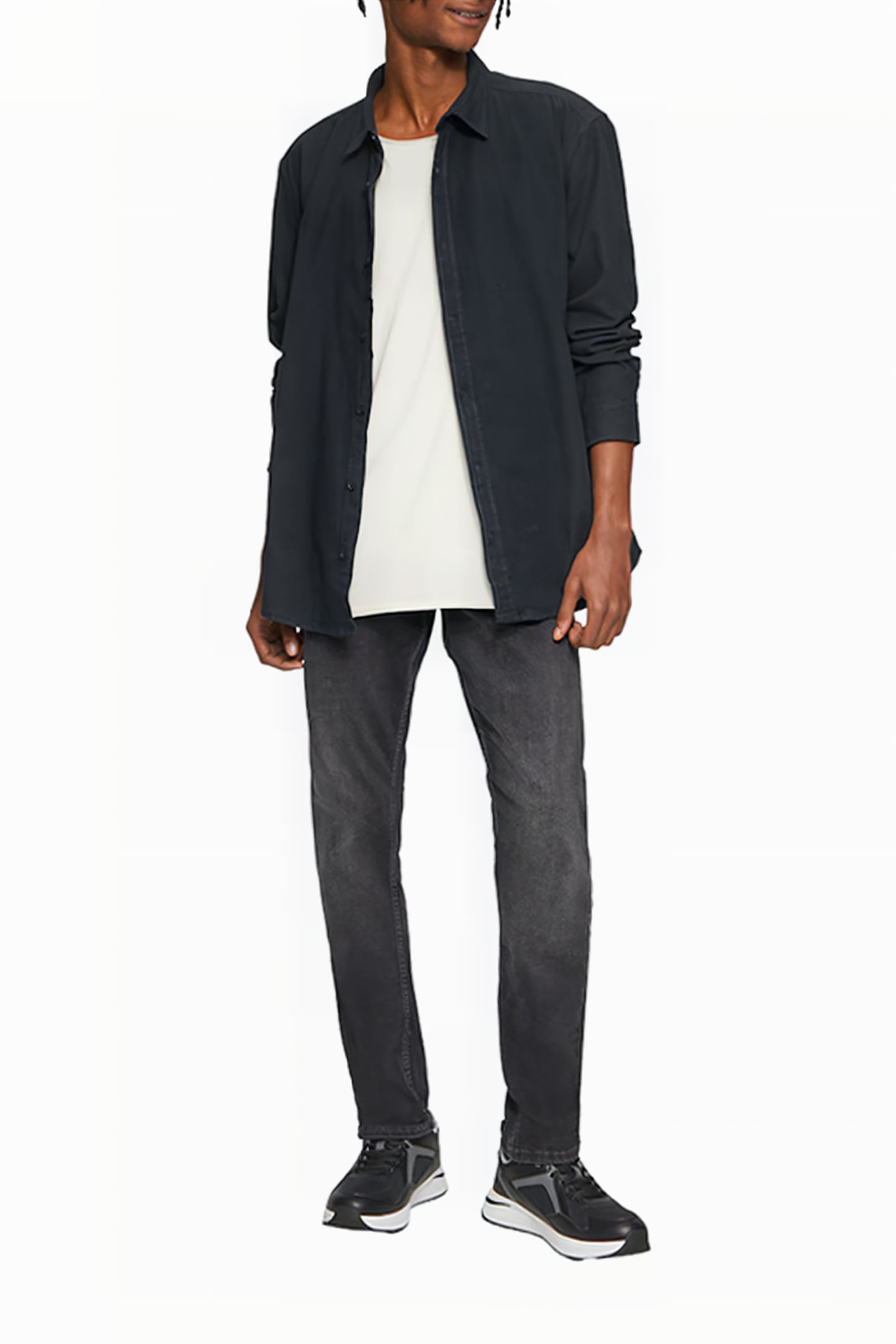 S.OLIVER-QS SHIRT MARINE BLUE 1