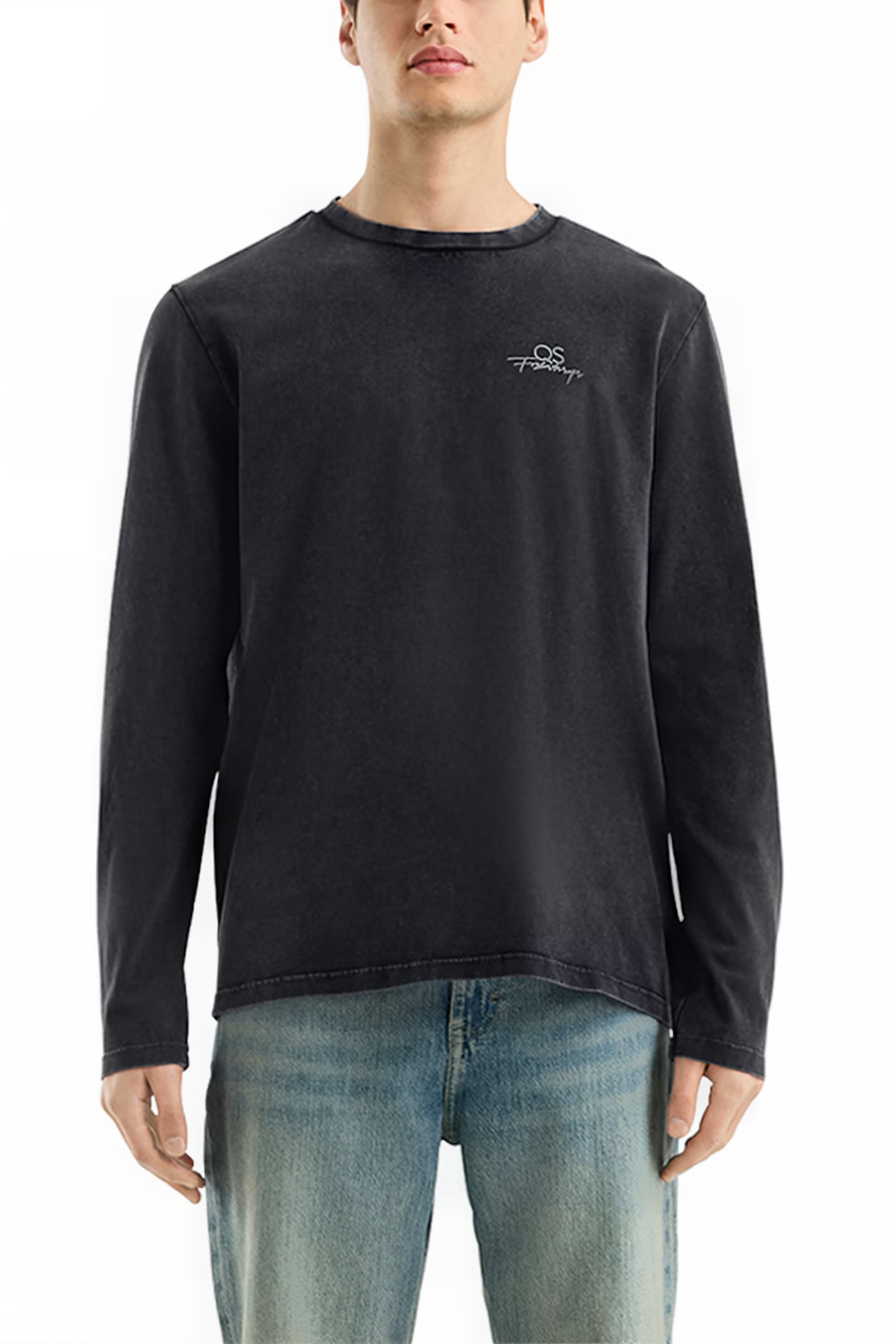 S.OLIVER-QS T-SHIRTS BLACK 1