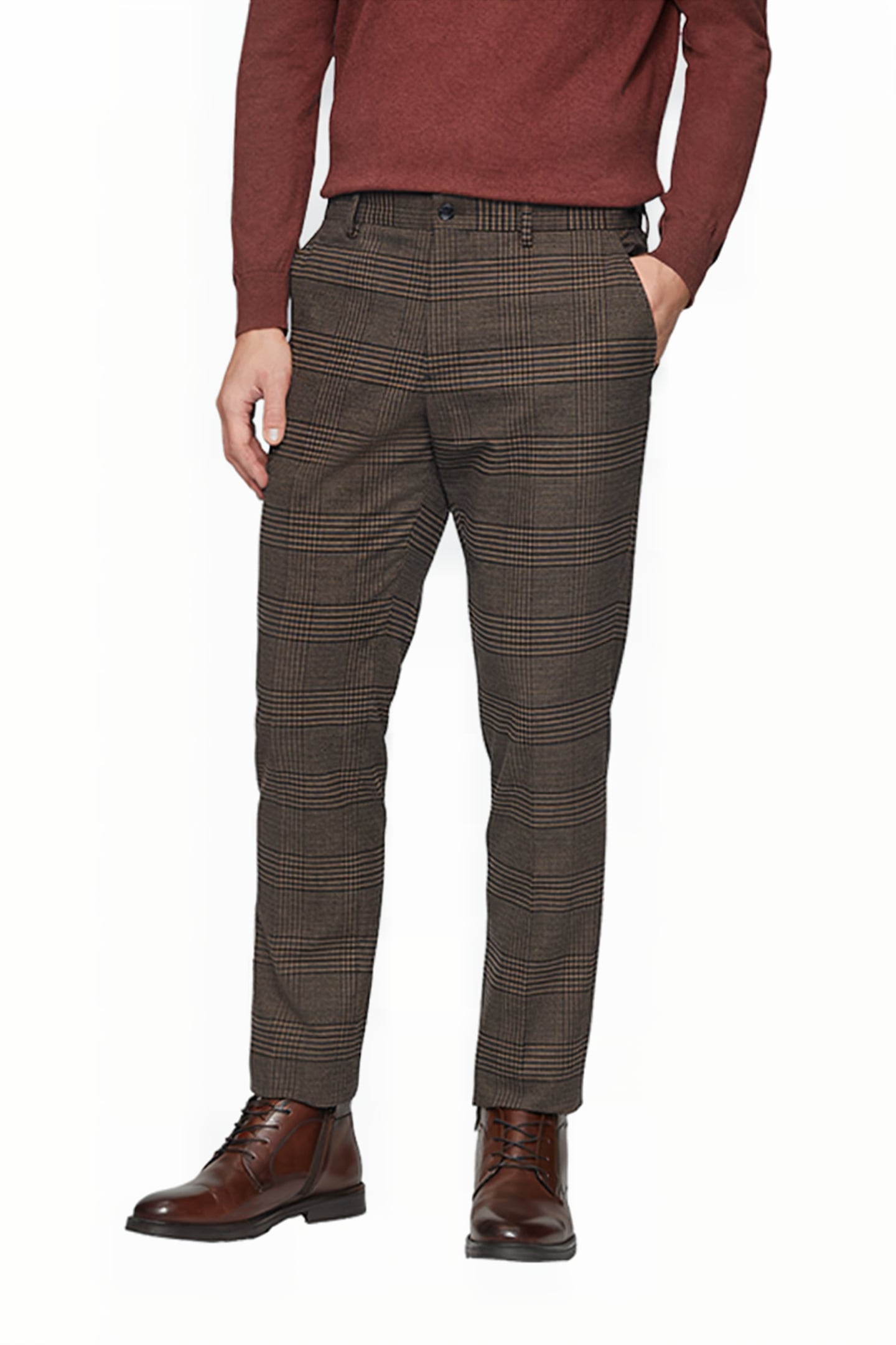 S.OLIVER PANT BROWN 1