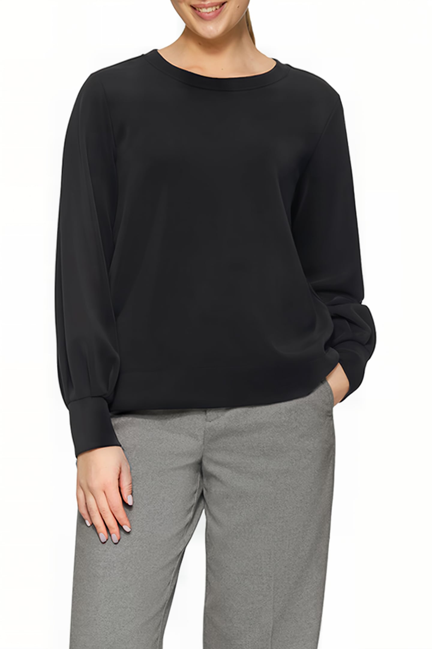 S.OLIVER SWEATSHIRTS BLACK 1