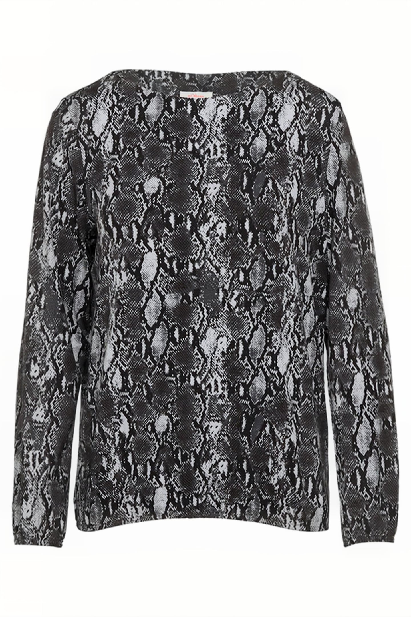 S.OLIVER T-SHIRTS GREY/BLACK 3