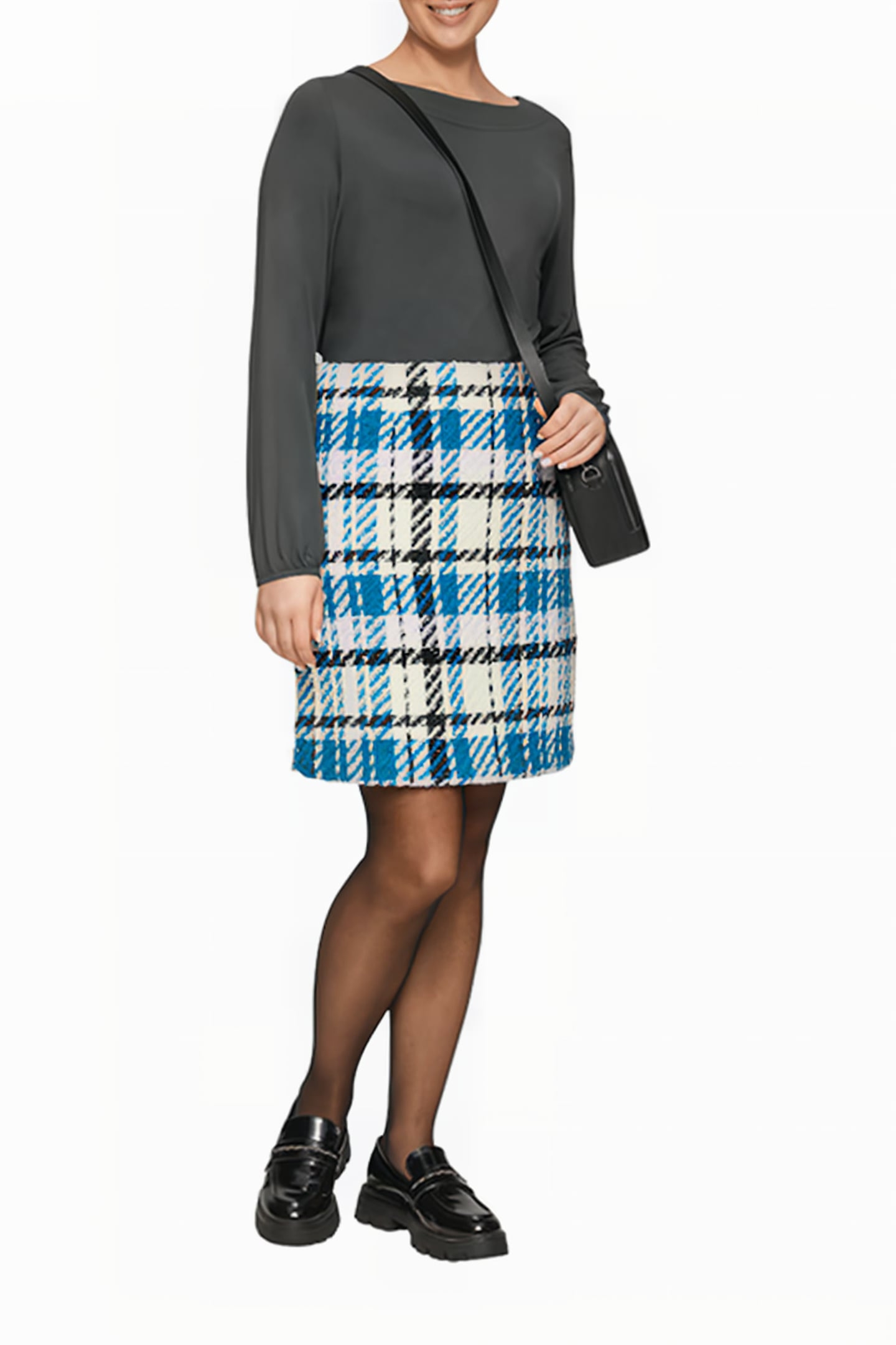 S.OLIVER T-SHIRTS GREY/BLACK 4