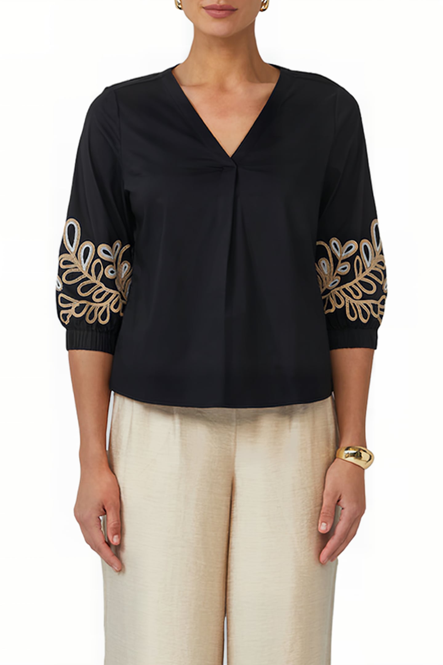 S.OLIVER BLUSEN BLACK 1