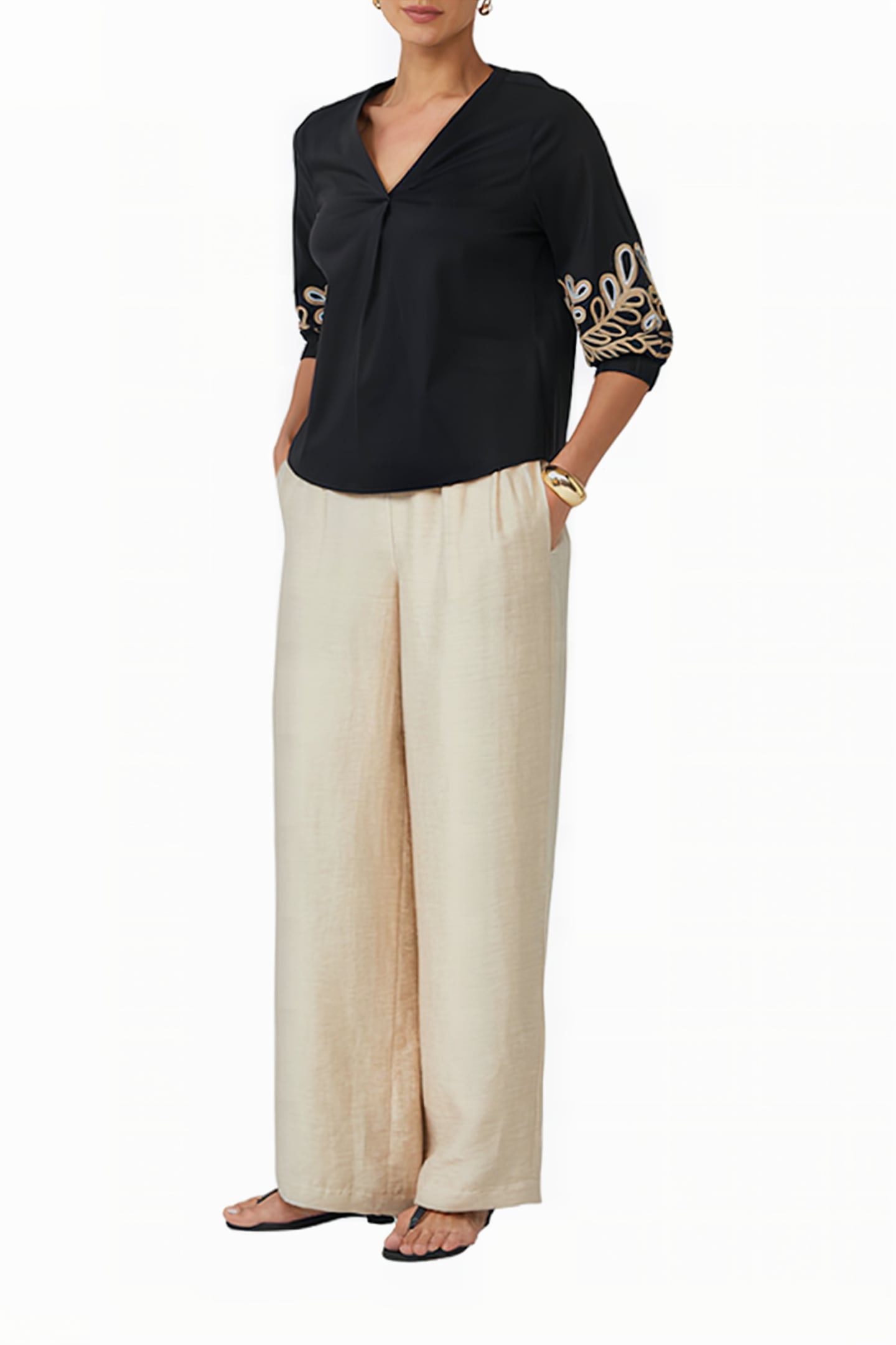 S.OLIVER BLUSEN BLACK 2