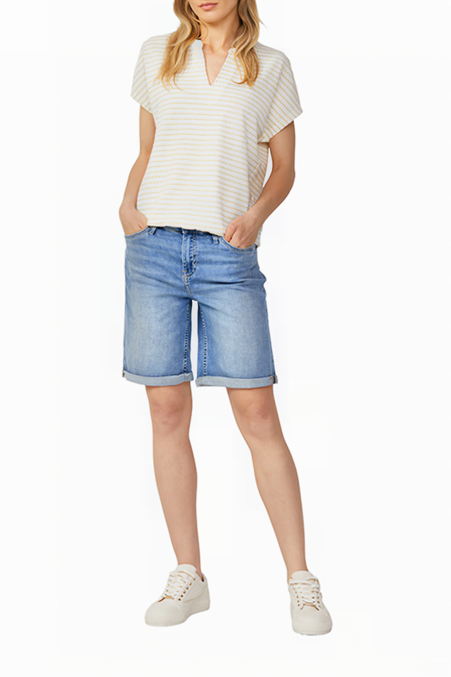 S.OLIVER T-SHIRTS OFF WHITE 2