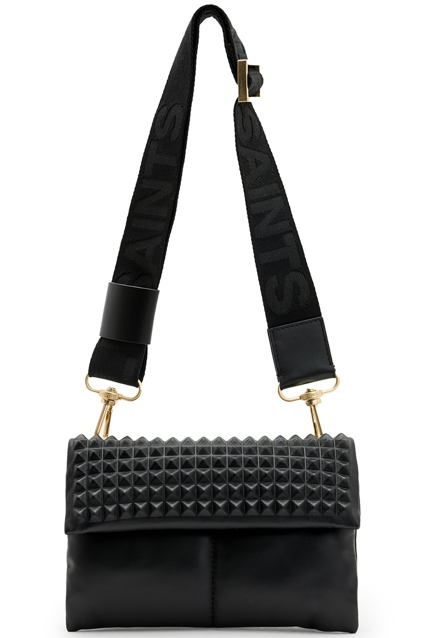 EZRA STUD CROSSBODY BLACK 2