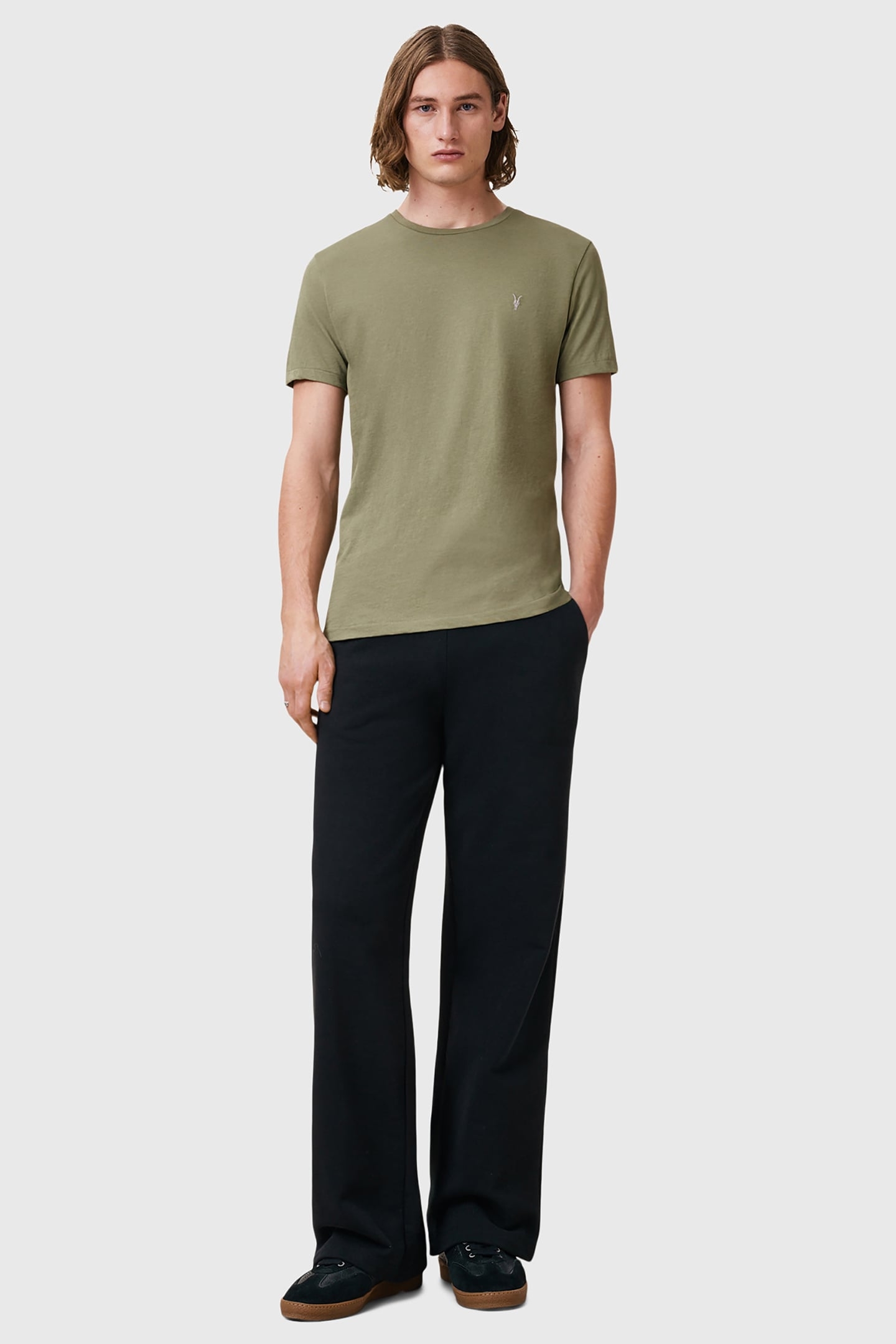 TONIC SS CREW 3 PK WHITE/BROWN/GREEN 4