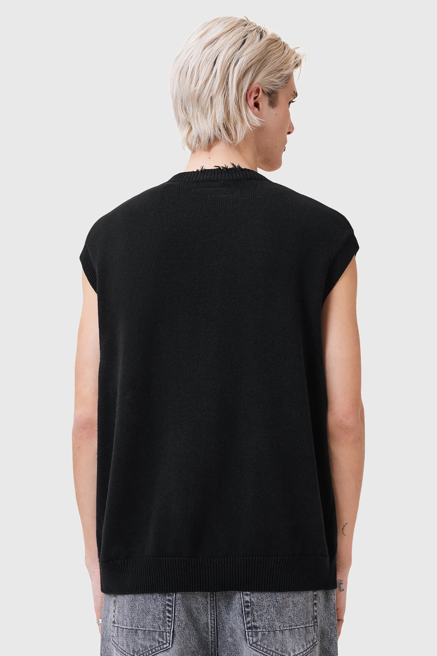 SCRIPTURE TANK BLACK/ECRU WHITE 4