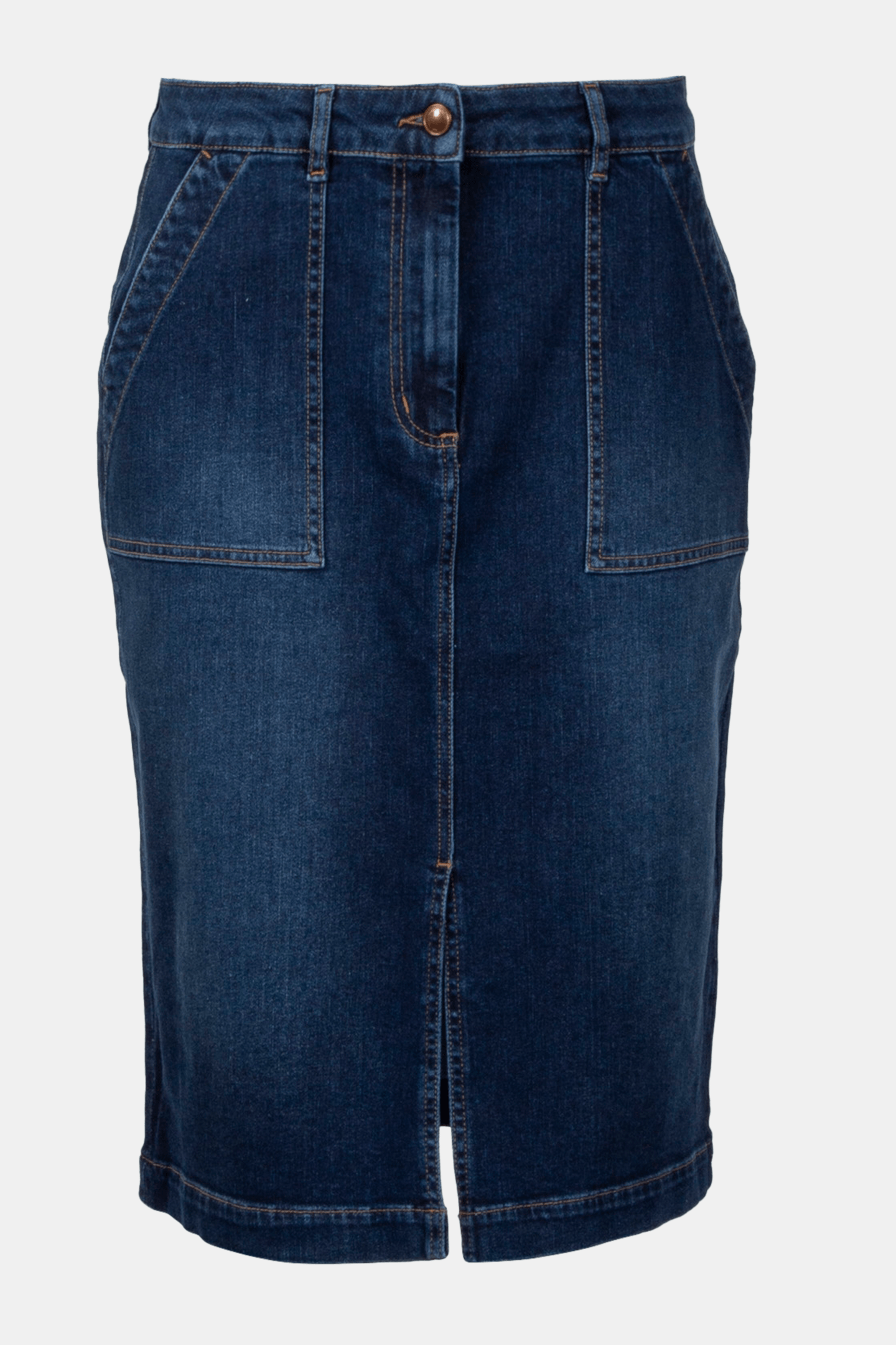 JEANS SKIRT FRONT SLIT DENIM 3